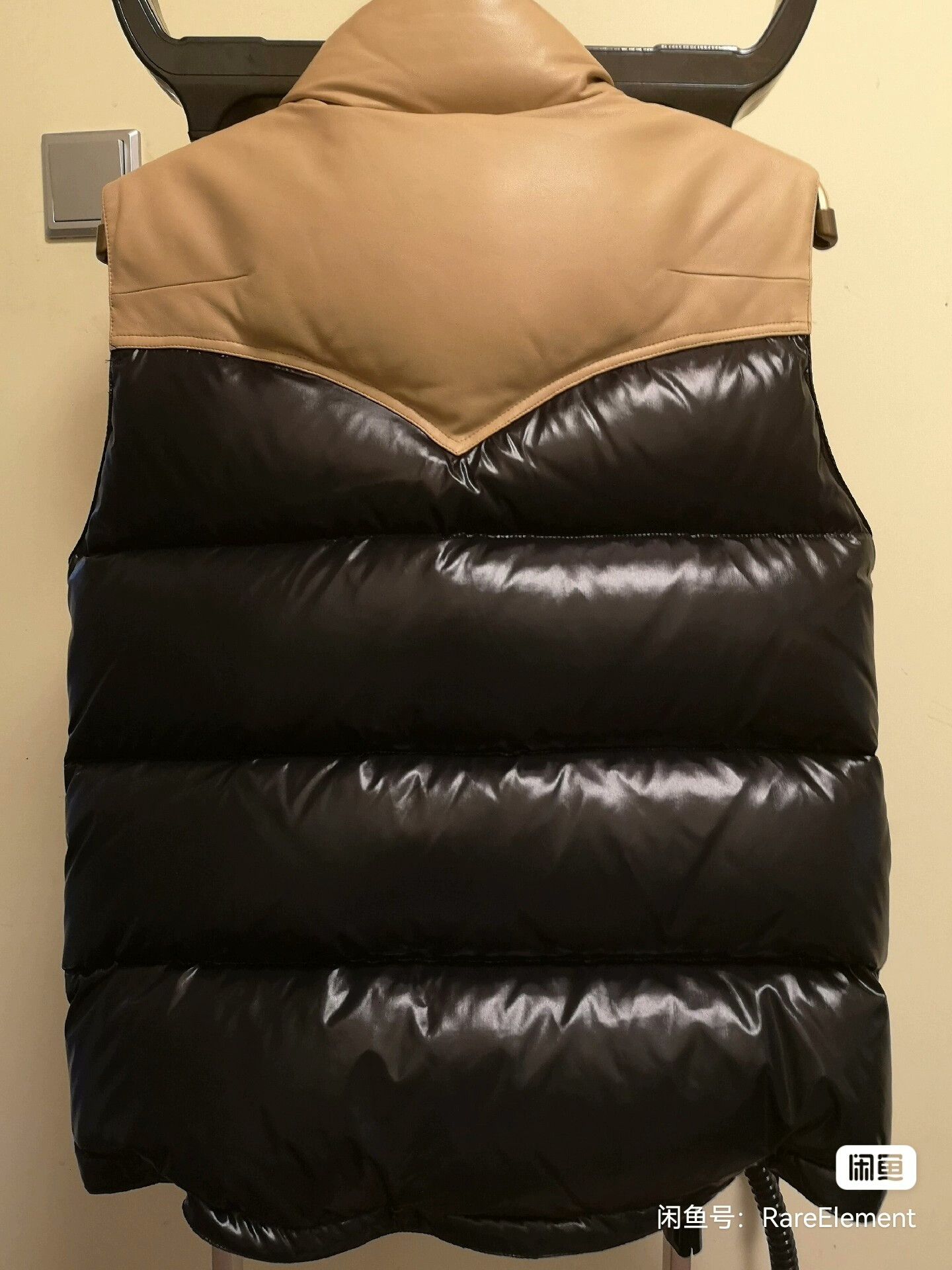 Number (N)ine number nine down vest with leather details Size US S / EU 44-46 / 1 - 2 Thumbnail