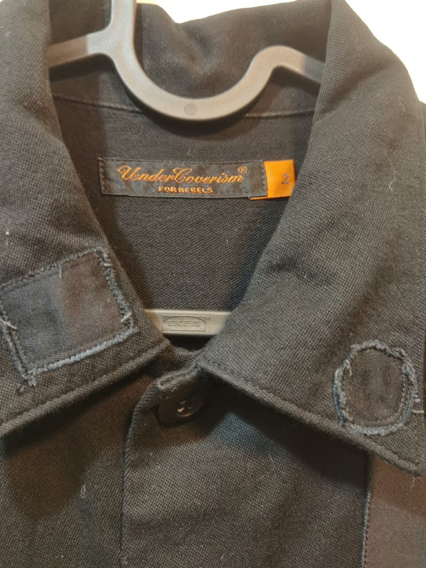 Undercover Undercover Black Button-Up Jacket Shirt Size US M / EU 48-50 / 2 - 7 Thumbnail