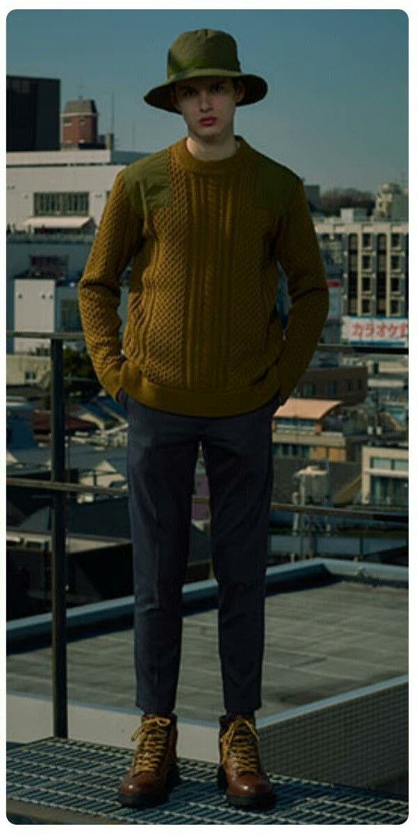 Undercover john undercover knitted sweater with patchwork Size US M / EU 48-50 / 2 - 2 Thumbnail