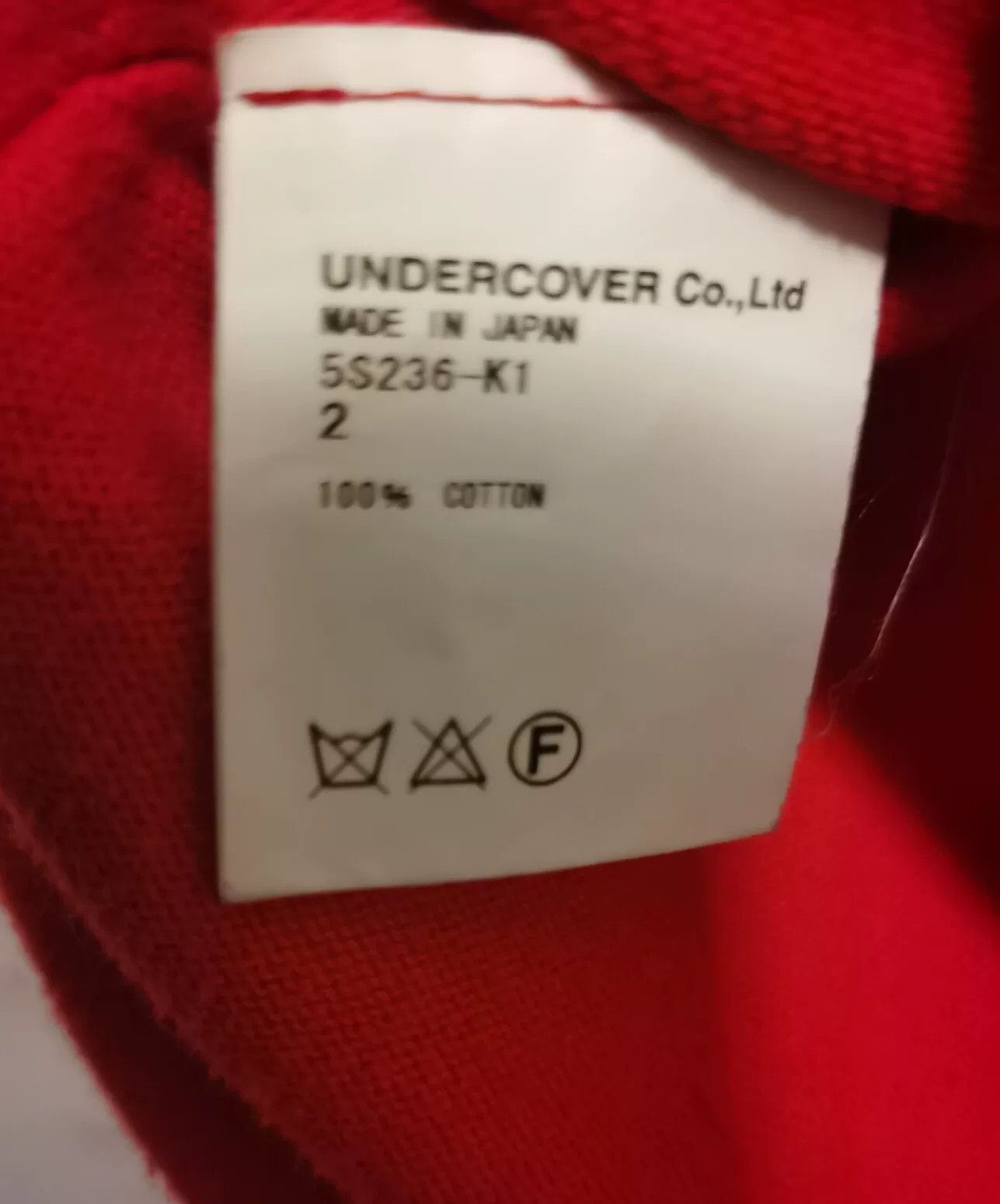 Undercover red long sleeve knit sweater with zigzag design Size US S / EU 44-46 / 1 - 4 Thumbnail