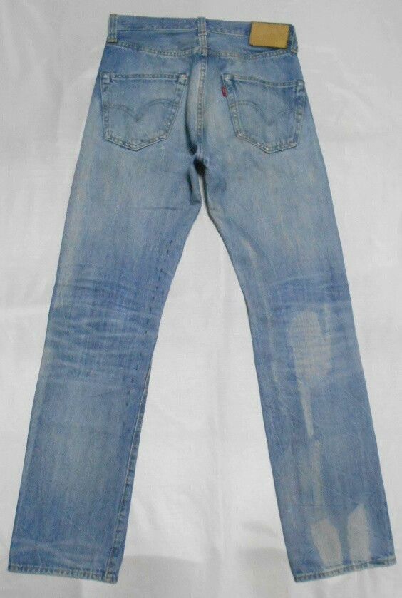 LVC levi's 501xx distressed denim jeans Size US 28 / EU 44 - 2 Thumbnail