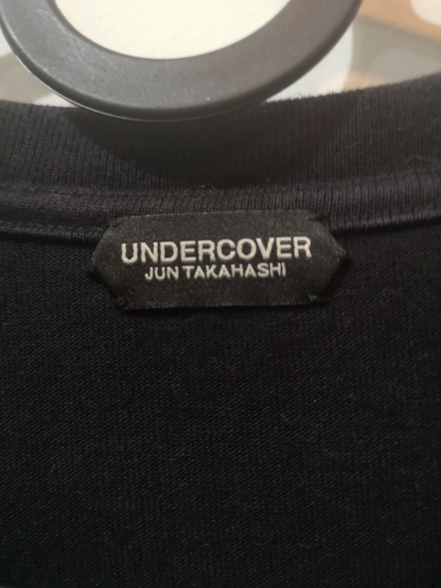 Undercover black short sleeve t-shirt with slogan Size US M / EU 48-50 / 2 - 5 Thumbnail