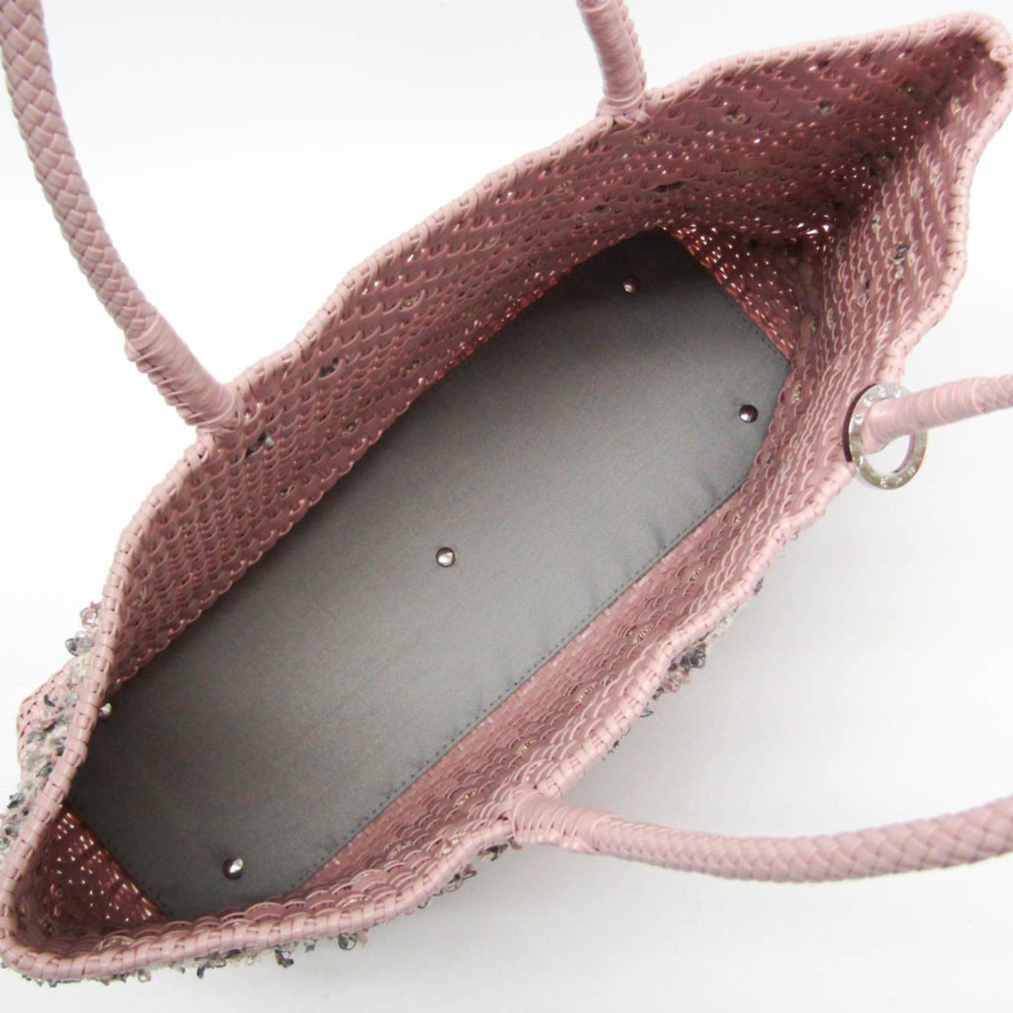 ANTEPRIMA Anteprima Intreccio Fantasia PB18S92178 Women's Wire Tote Bag Pink Size ONE SIZE - 4 Thumbnail