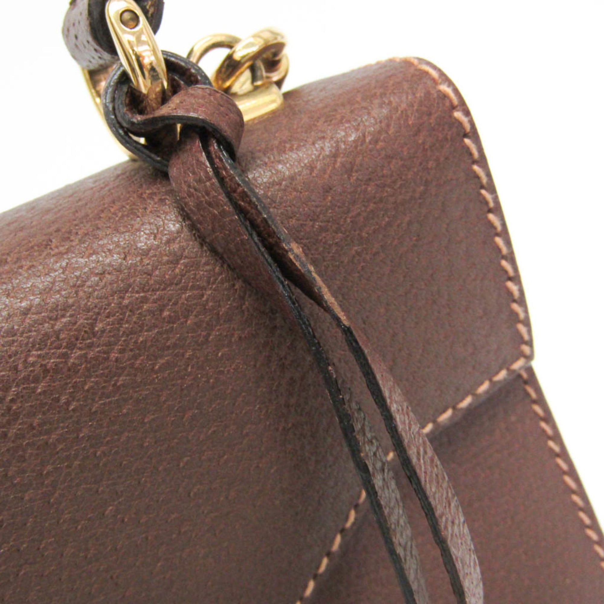 Gucci Gucci Lady Rock 000 110 0211 Women's Leather Handbag,Shoulder Bag Brown Size ONE SIZE - 7 Thumbnail