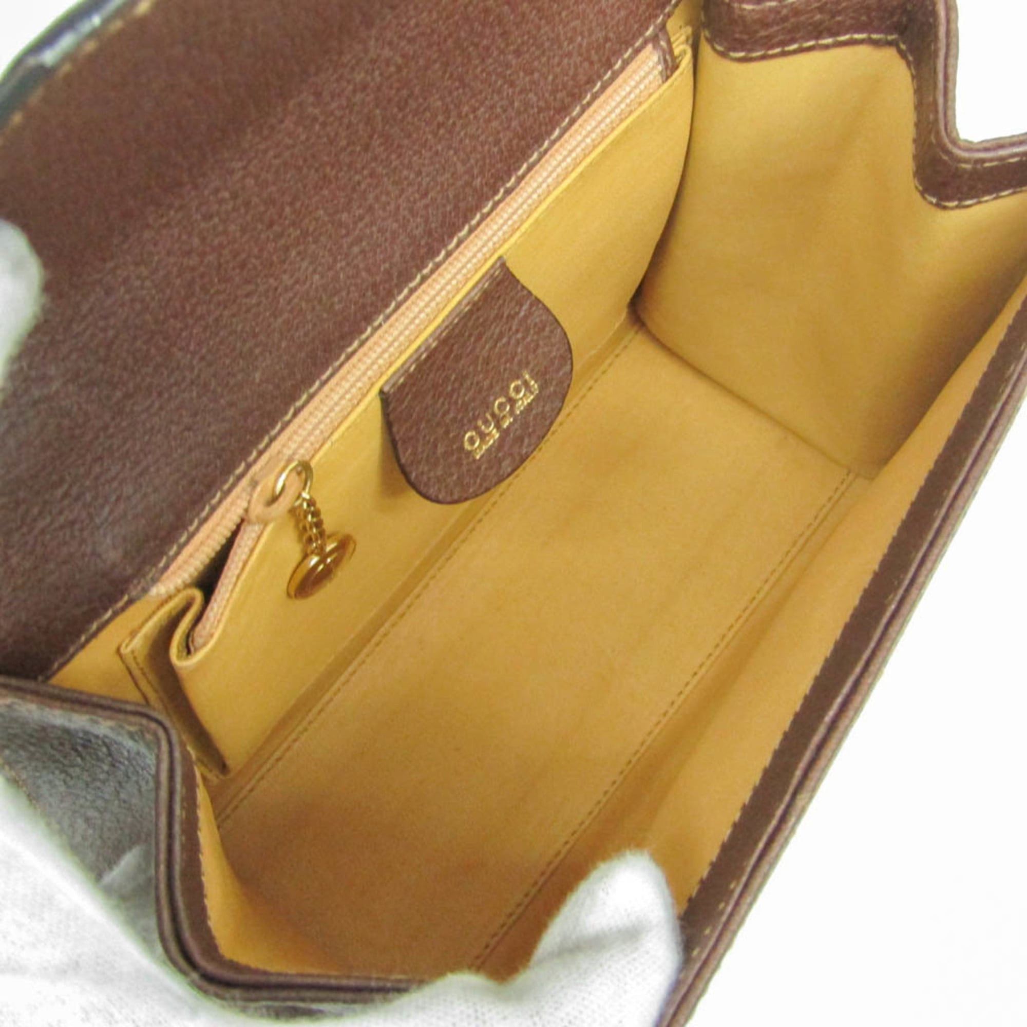 Gucci Gucci Lady Rock 000 110 0211 Women's Leather Handbag,Shoulder Bag Brown Size ONE SIZE - 3 Thumbnail