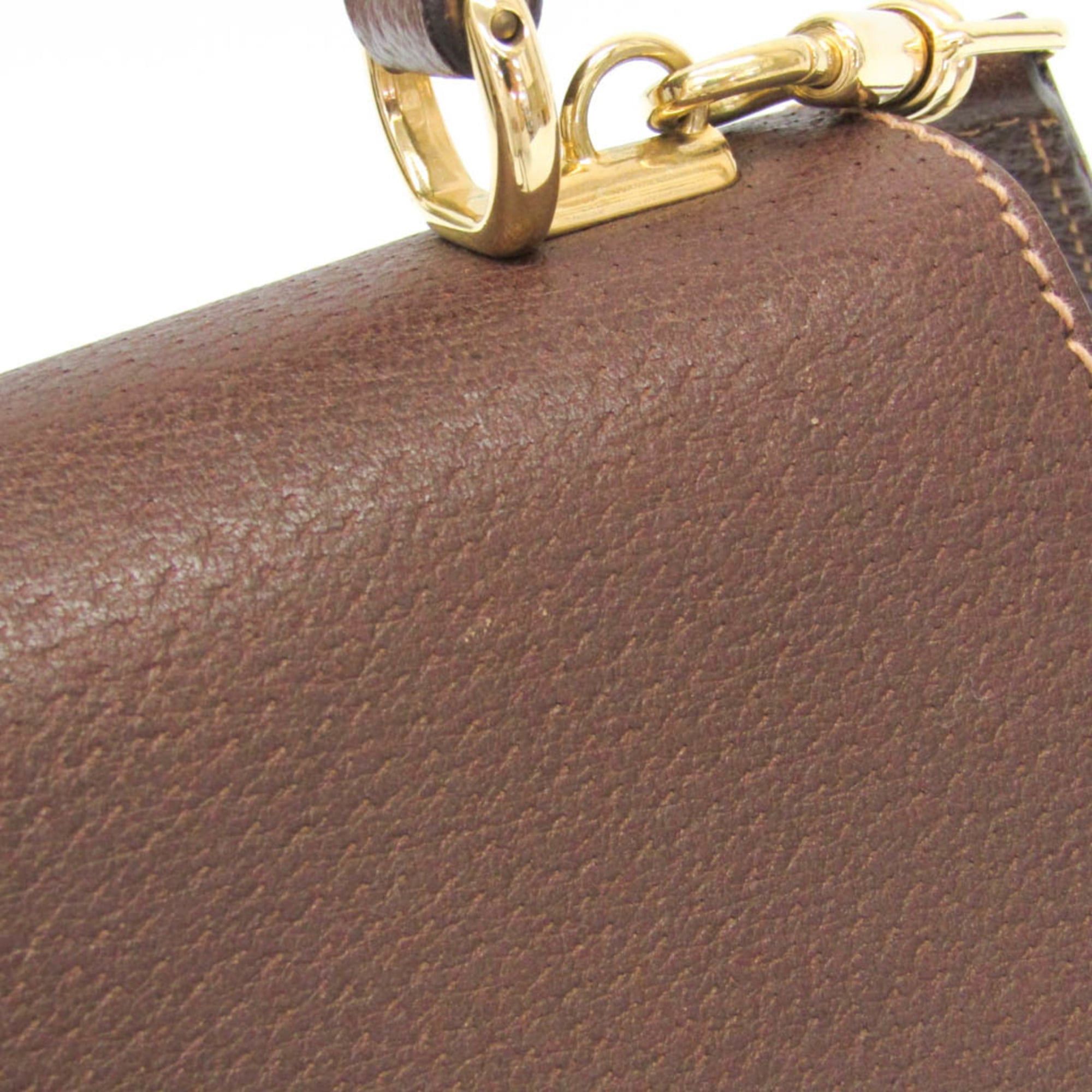 Gucci Gucci Lady Rock 000 110 0211 Women's Leather Handbag,Shoulder Bag Brown Size ONE SIZE - 14 Thumbnail