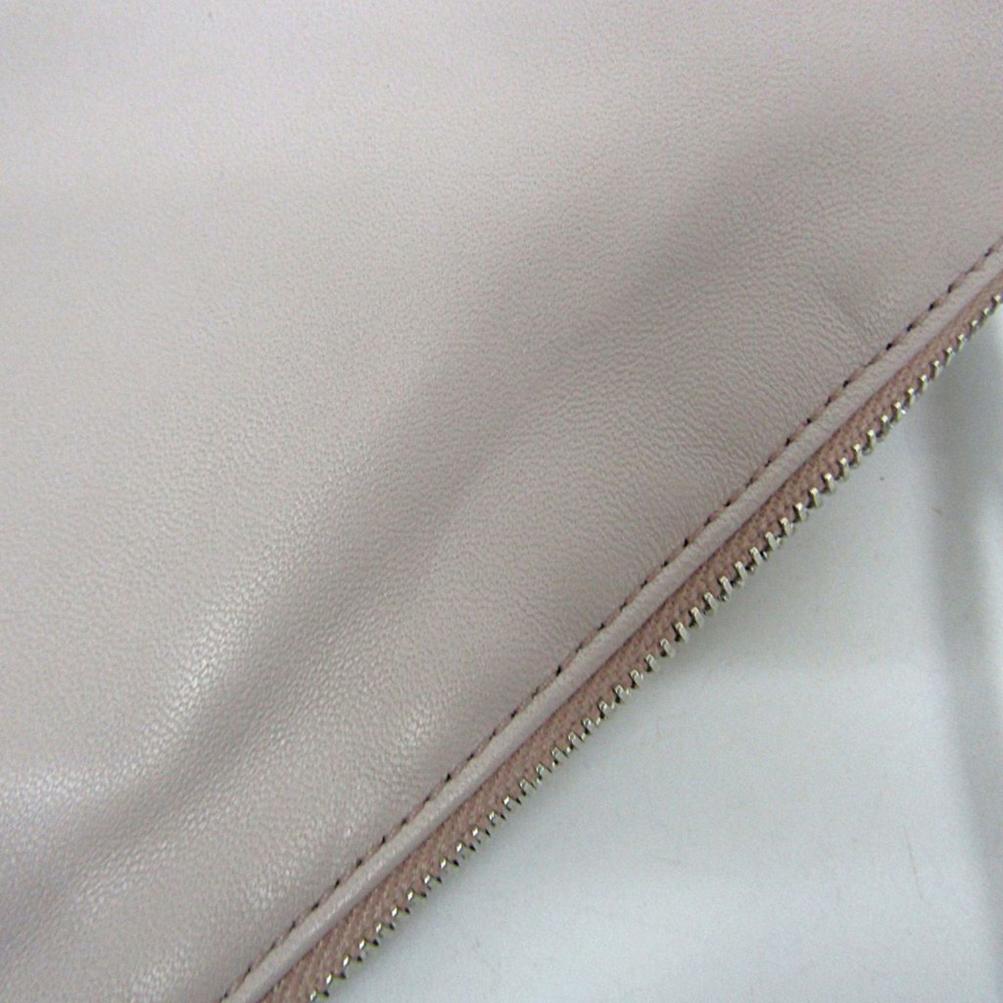 Miu Miu Miu Miu NAPPA CRISTAL RP0196 Women's Leather Pouch Pink Size ONE SIZE - 9 Thumbnail