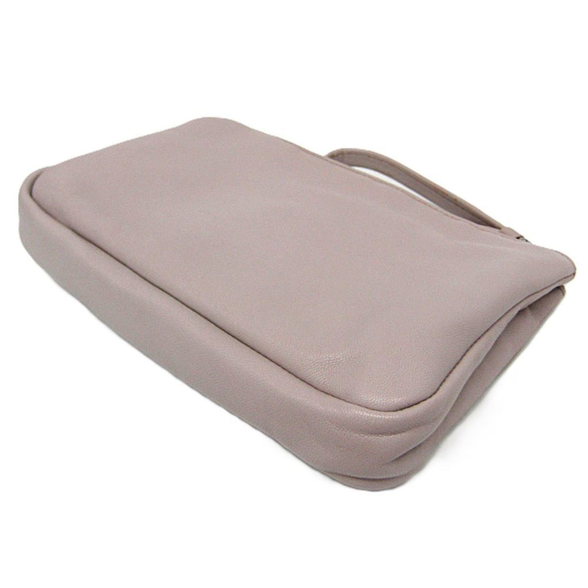 Miu Miu Miu Miu NAPPA CRISTAL RP0196 Women's Leather Pouch Pink Size ONE SIZE - 3 Thumbnail