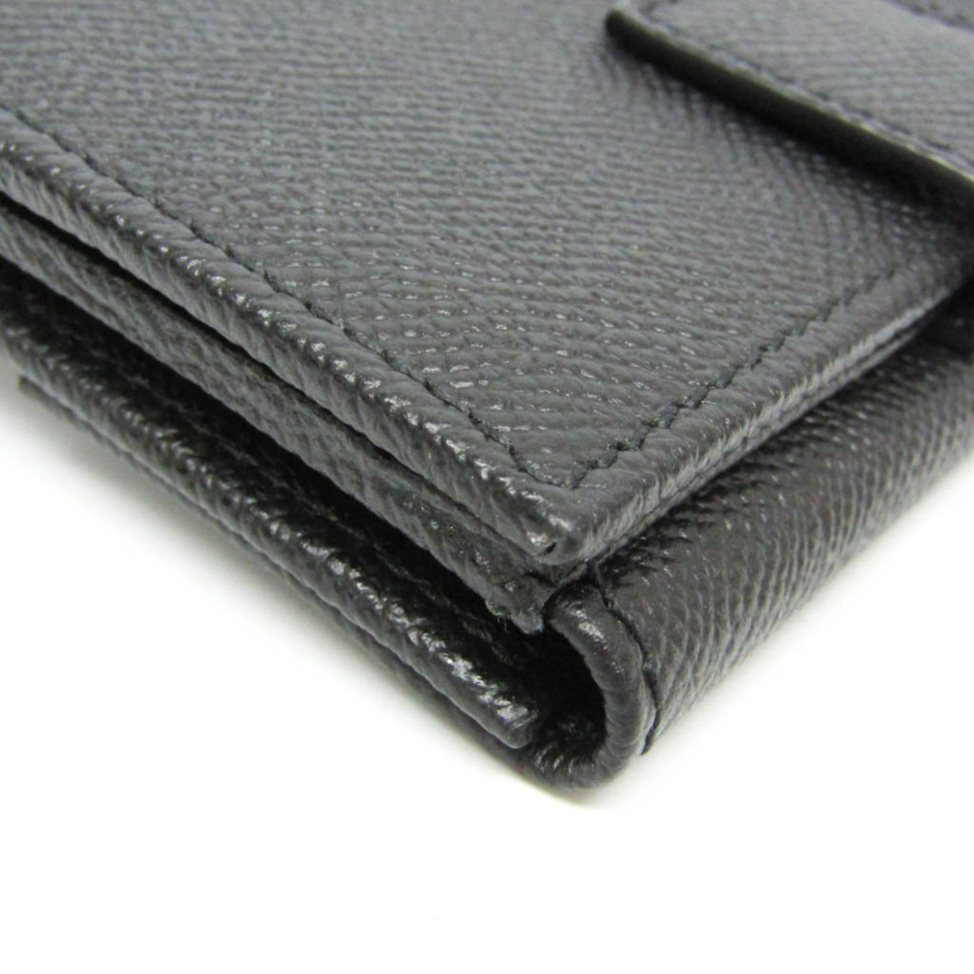 Salvatore Ferragamo Salvatore Ferragamo Gancini DP-22 C877 Women's Leather Middle Wallet (bi-fold) Black Size ONE SIZE - 8 Thumbnail