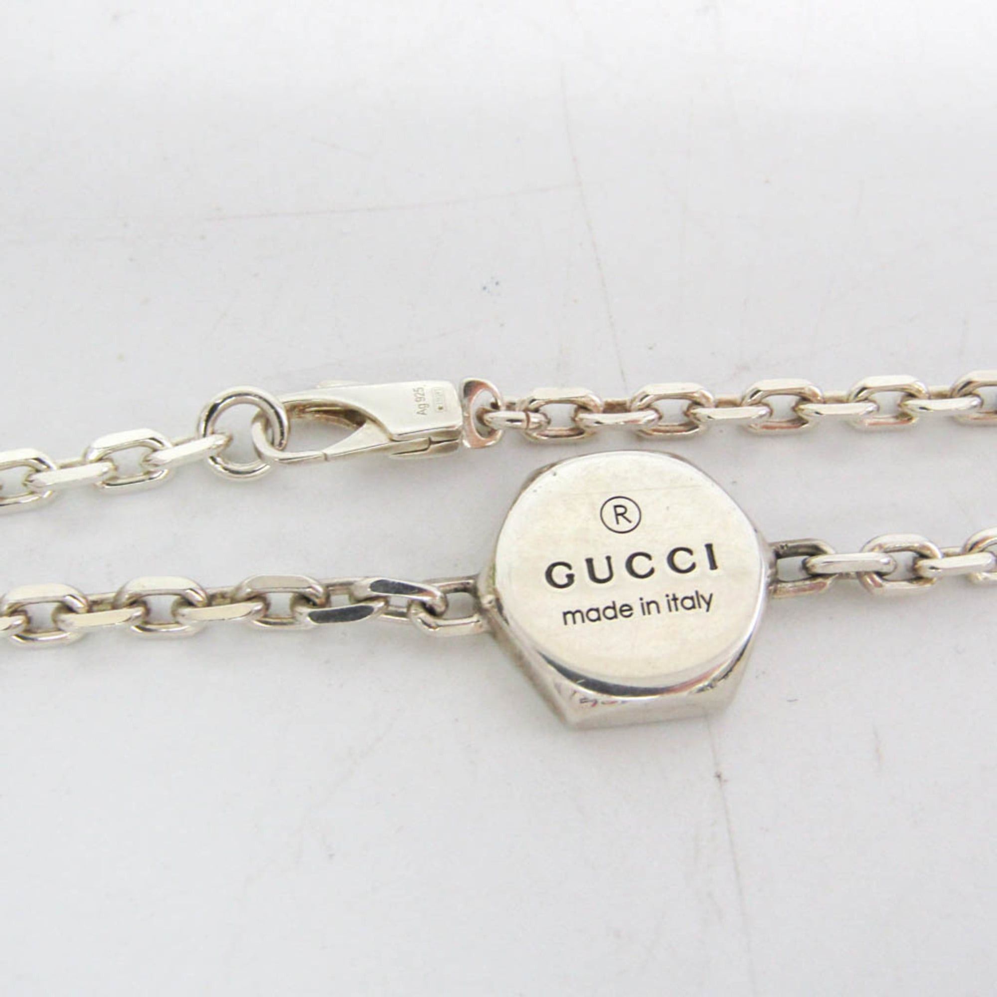 Gucci Gucci Hexagon Silver Charm Bracelet Silver Size ONE SIZE - 4 Thumbnail