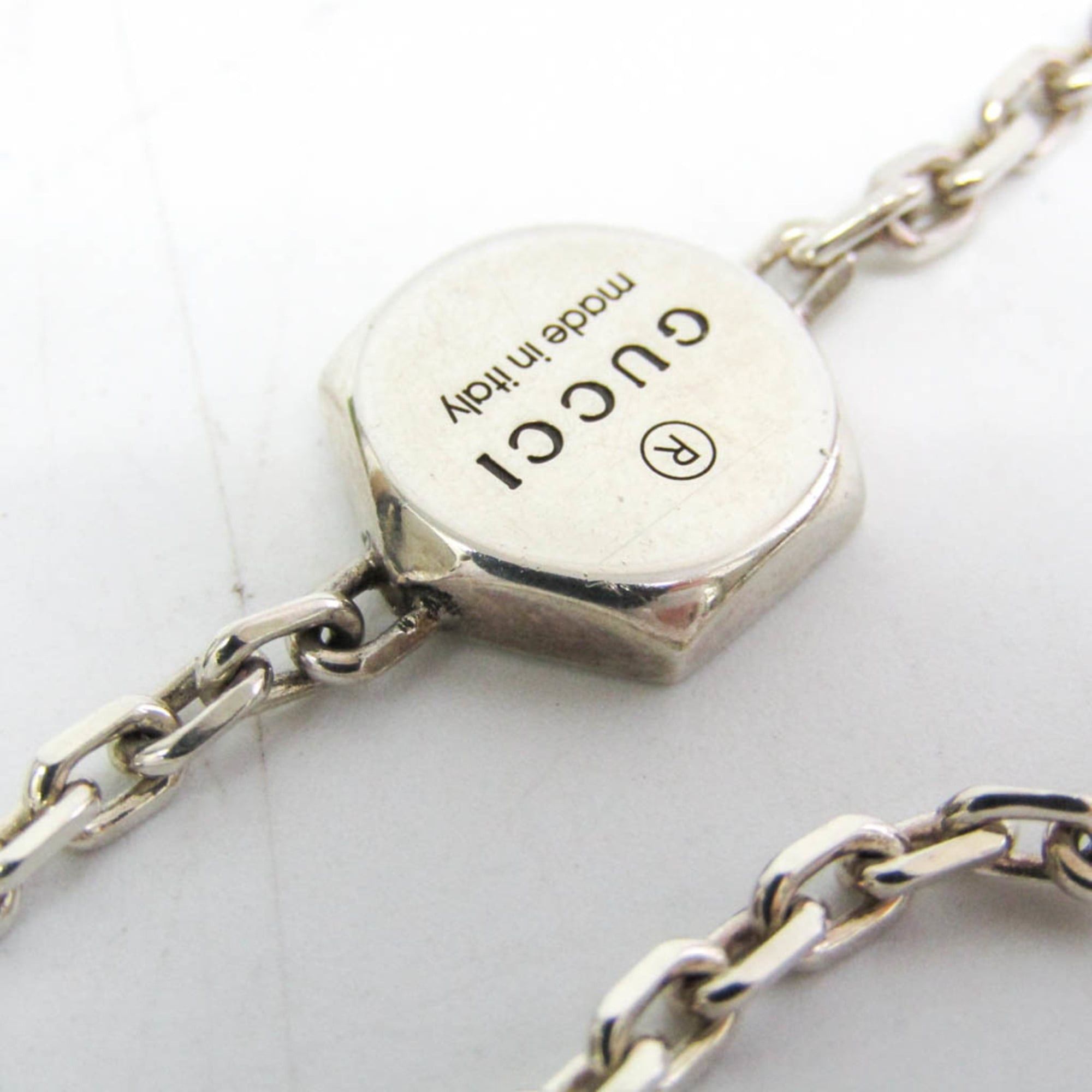 Gucci Gucci Hexagon Silver Charm Bracelet Silver Size ONE SIZE - 6 Thumbnail