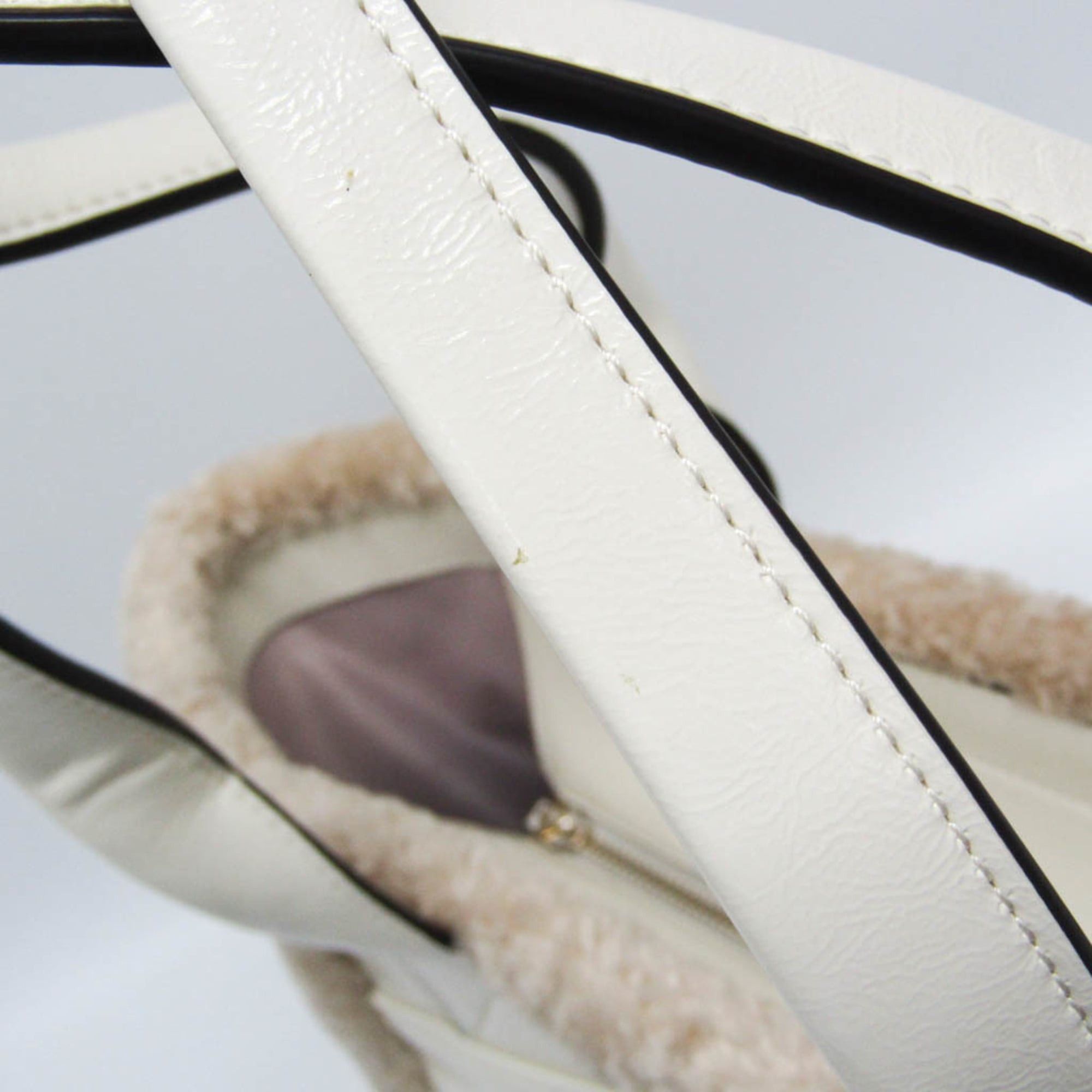 Kate Spade Kate Spade Jet Tote KE517 Women's Elastane,Faux Fur Tote Bag White Size ONE SIZE - 13 Thumbnail