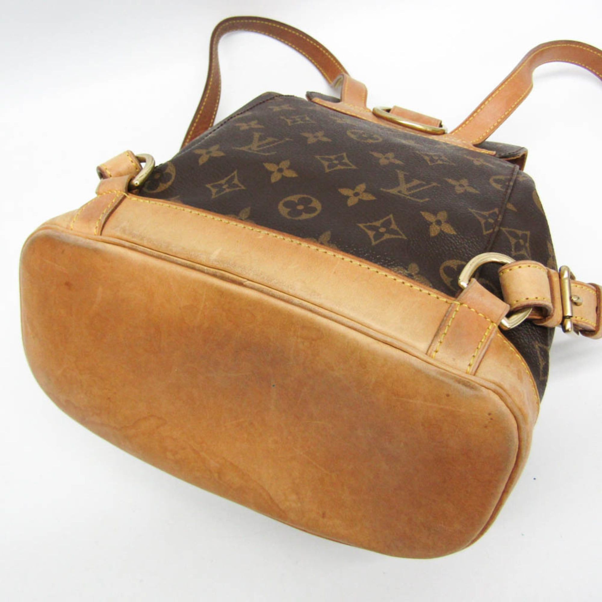 Louis Vuitton Louis Vuitton Monogram Montsouris MM M51136 Women's Backpack Brown Size ONE SIZE - 4 Thumbnail