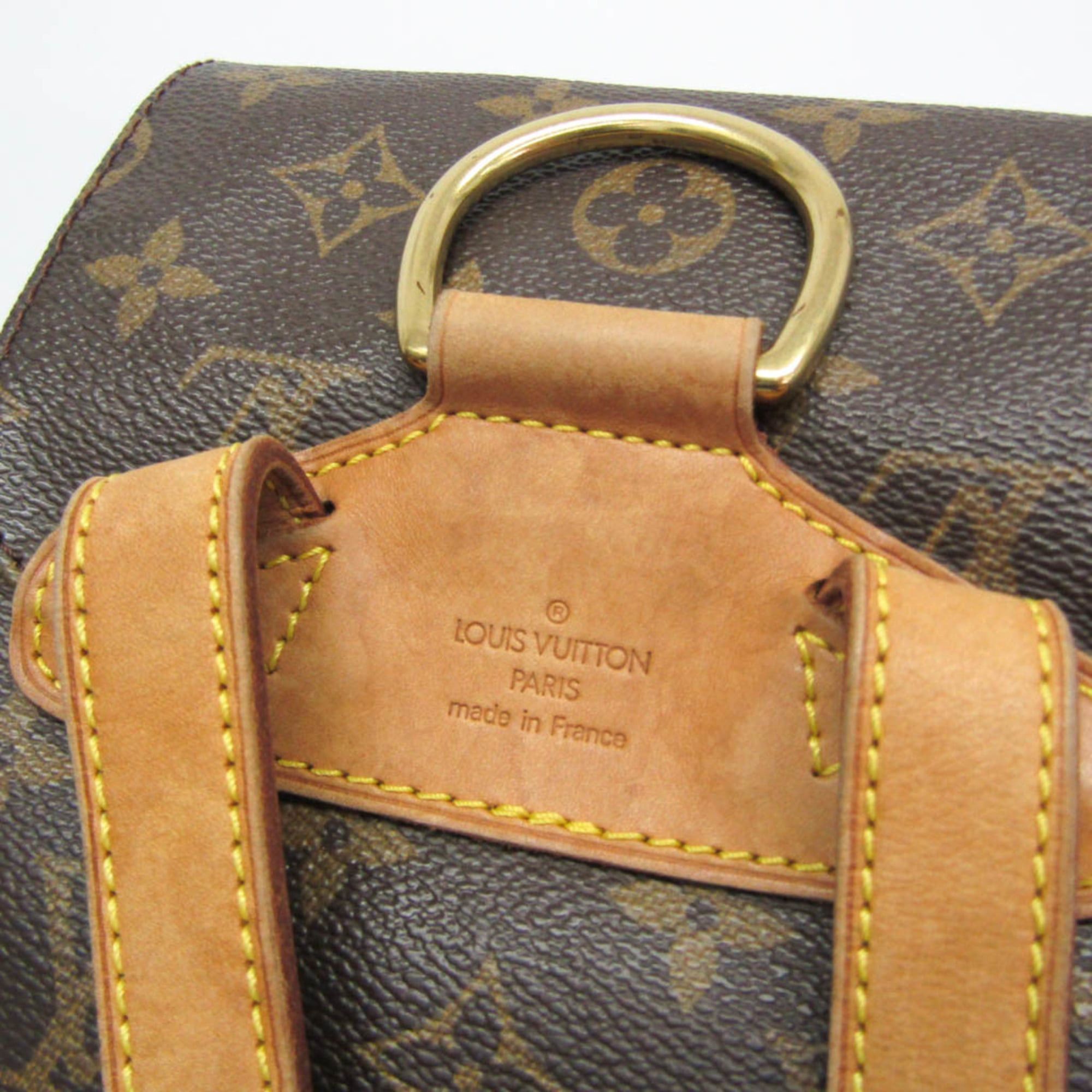 Louis Vuitton Louis Vuitton Monogram Montsouris MM M51136 Women's Backpack Brown Size ONE SIZE - 14 Thumbnail