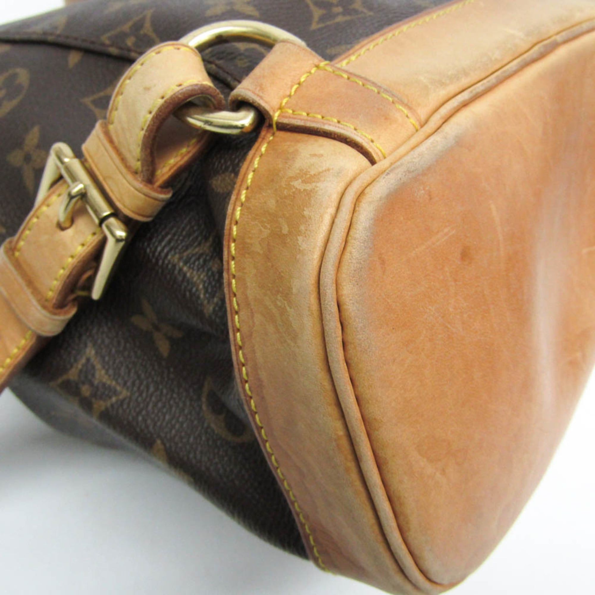 Louis Vuitton Louis Vuitton Monogram Montsouris MM M51136 Women's Backpack Brown Size ONE SIZE - 5 Thumbnail