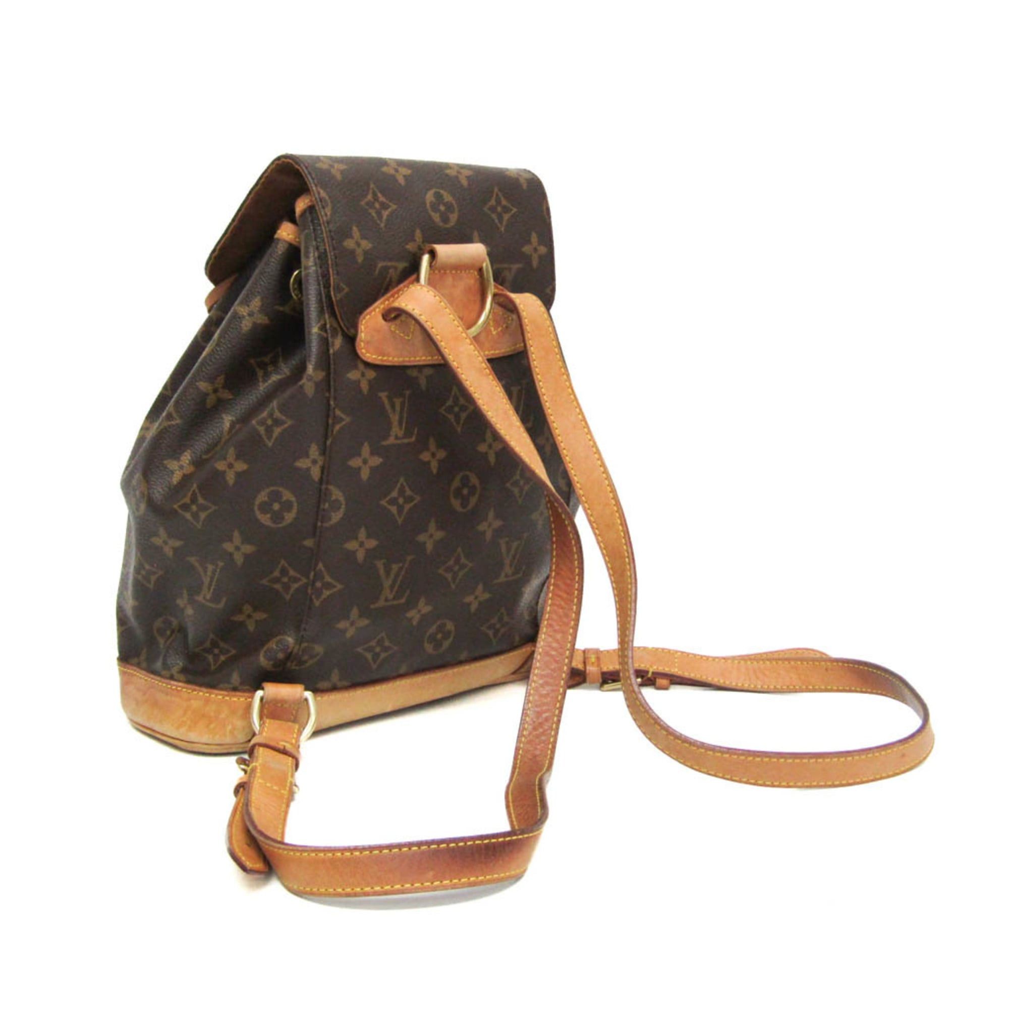 Louis Vuitton Louis Vuitton Monogram Montsouris MM M51136 Women's Backpack Brown Size ONE SIZE - 2 Thumbnail