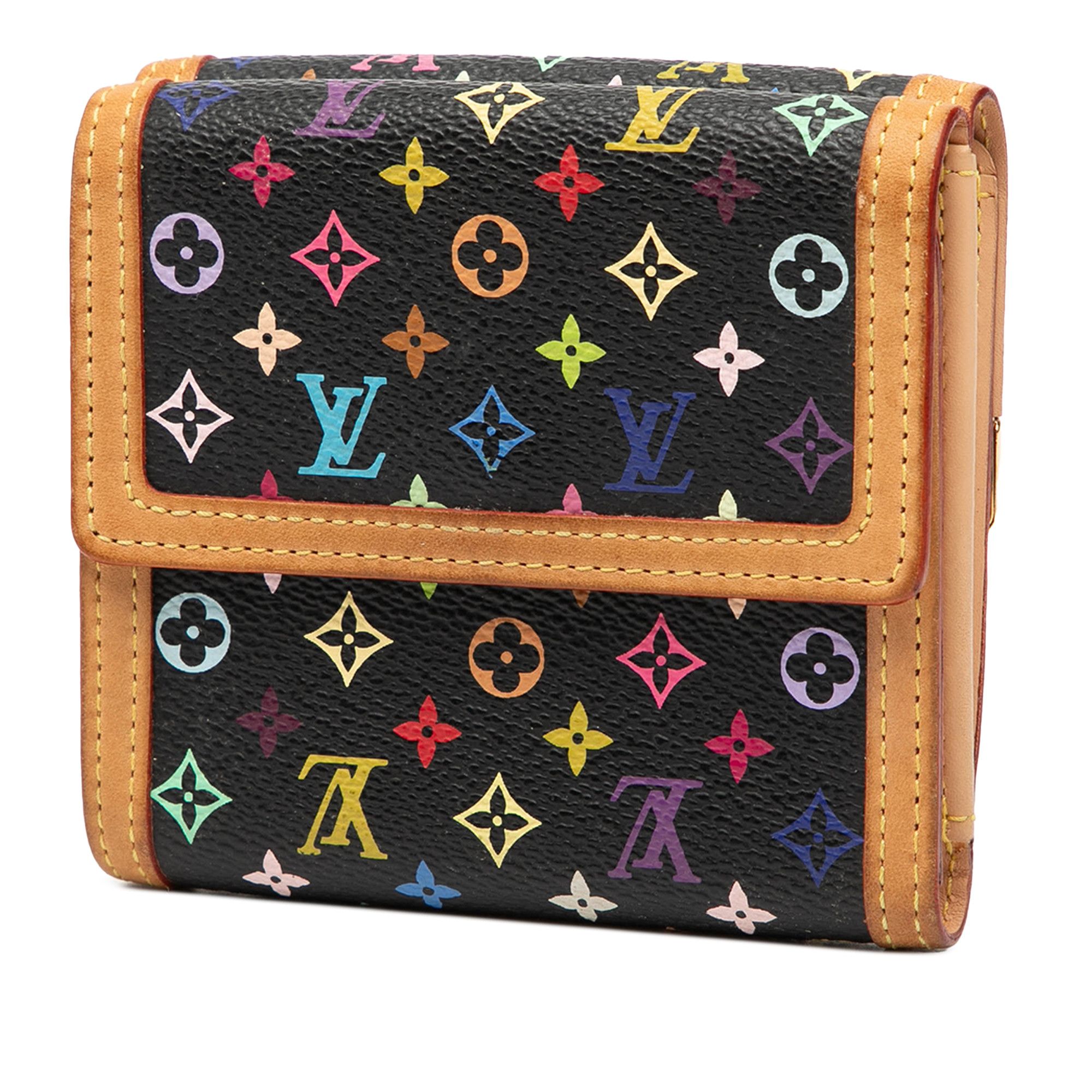 Louis Vuitton Louis Vuitton Monogram Multicolore Portefeuille Elise Trifold Wallet Size ONE SIZE - 2 Thumbnail