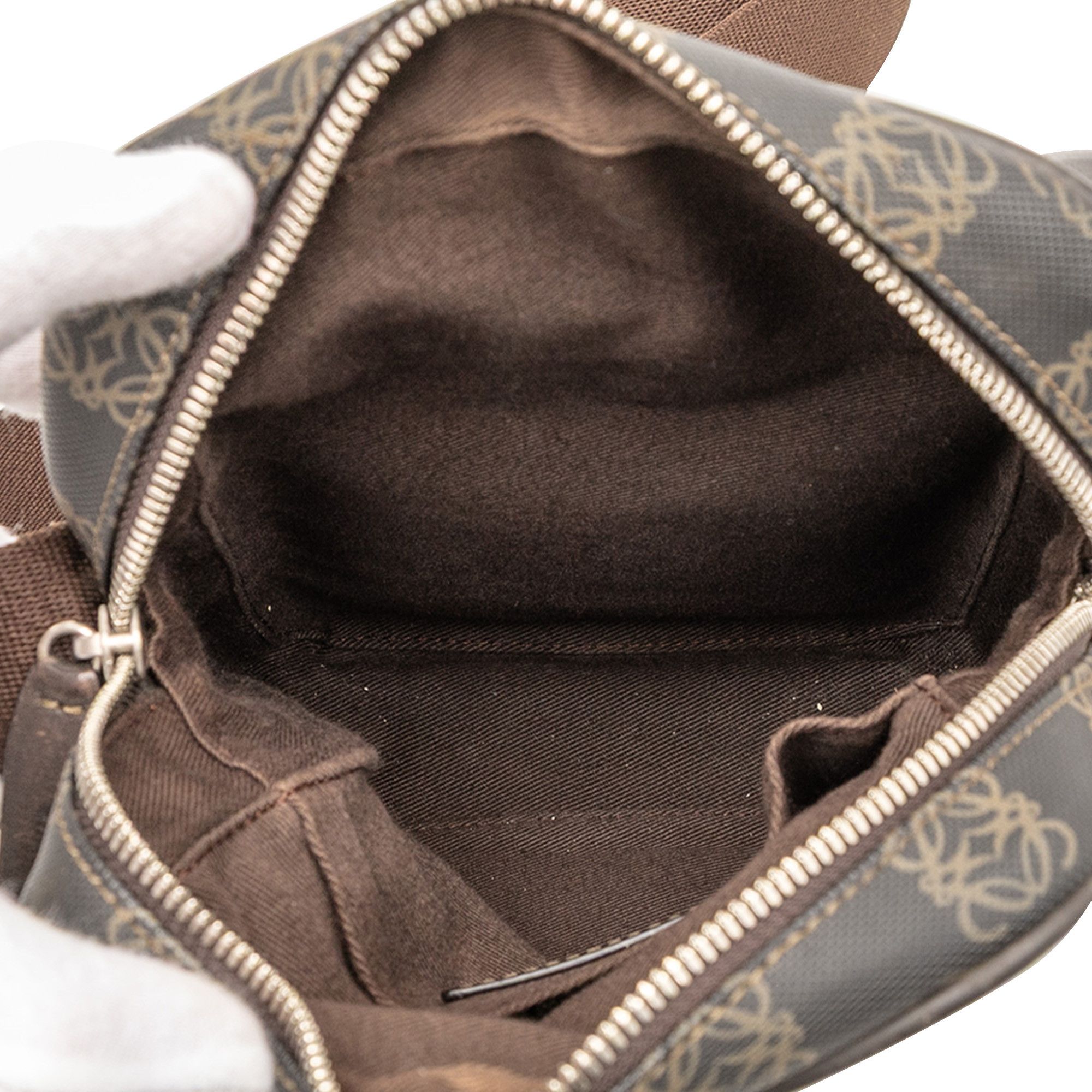 Loewe LOEWE Anagram Coated Canvas Crossbody Size ONE SIZE - 4 Thumbnail