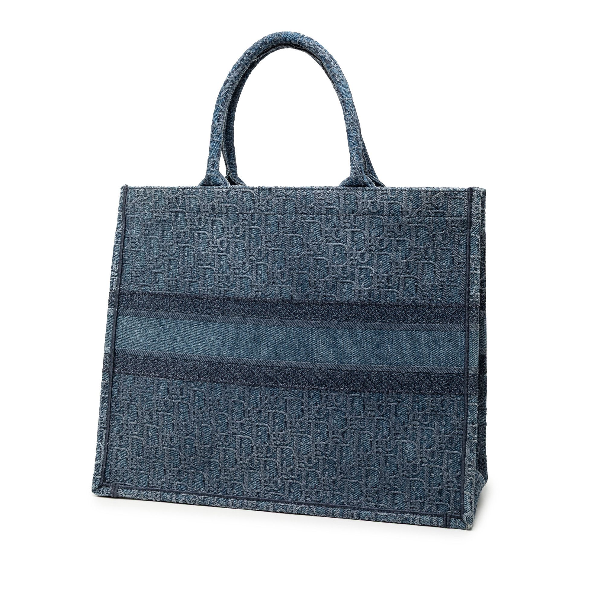 Dior Dior Large Oblique Denim Book Tote Size ONE SIZE - 2 Thumbnail