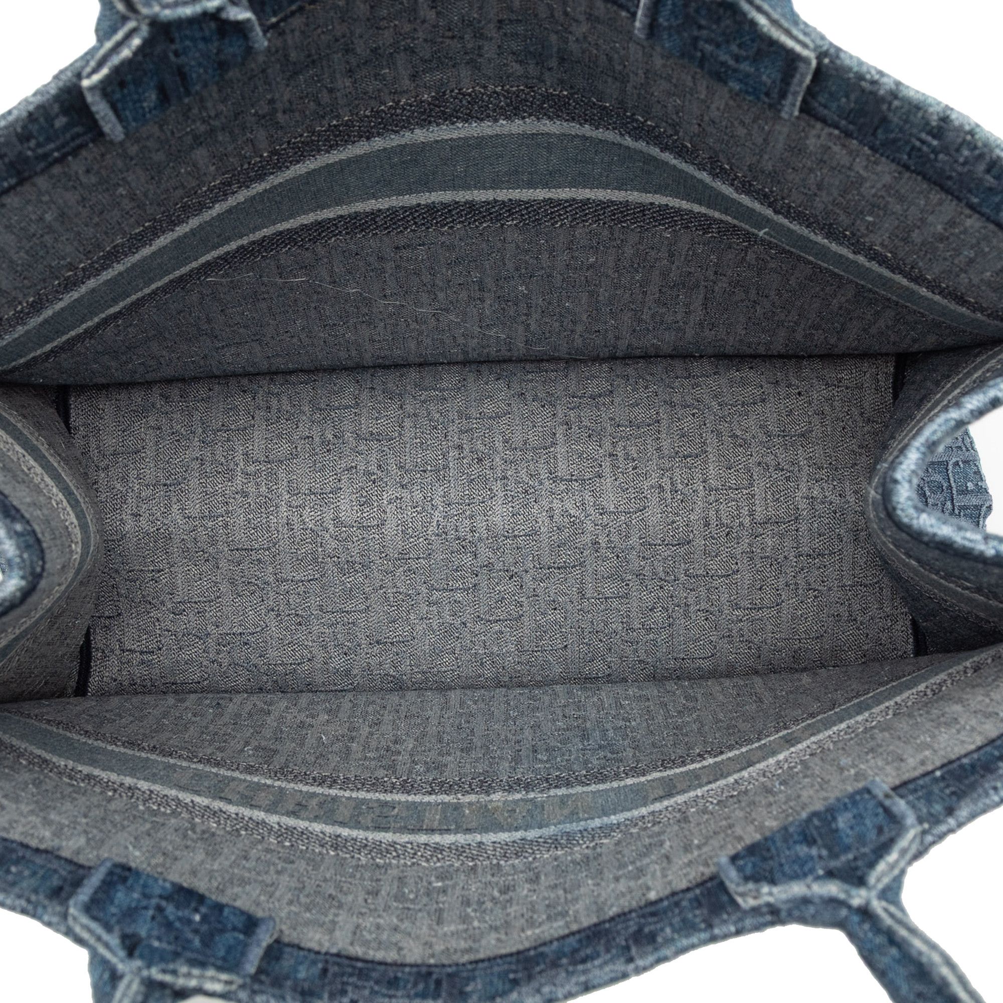 Dior Dior Large Oblique Denim Book Tote Size ONE SIZE - 4 Thumbnail
