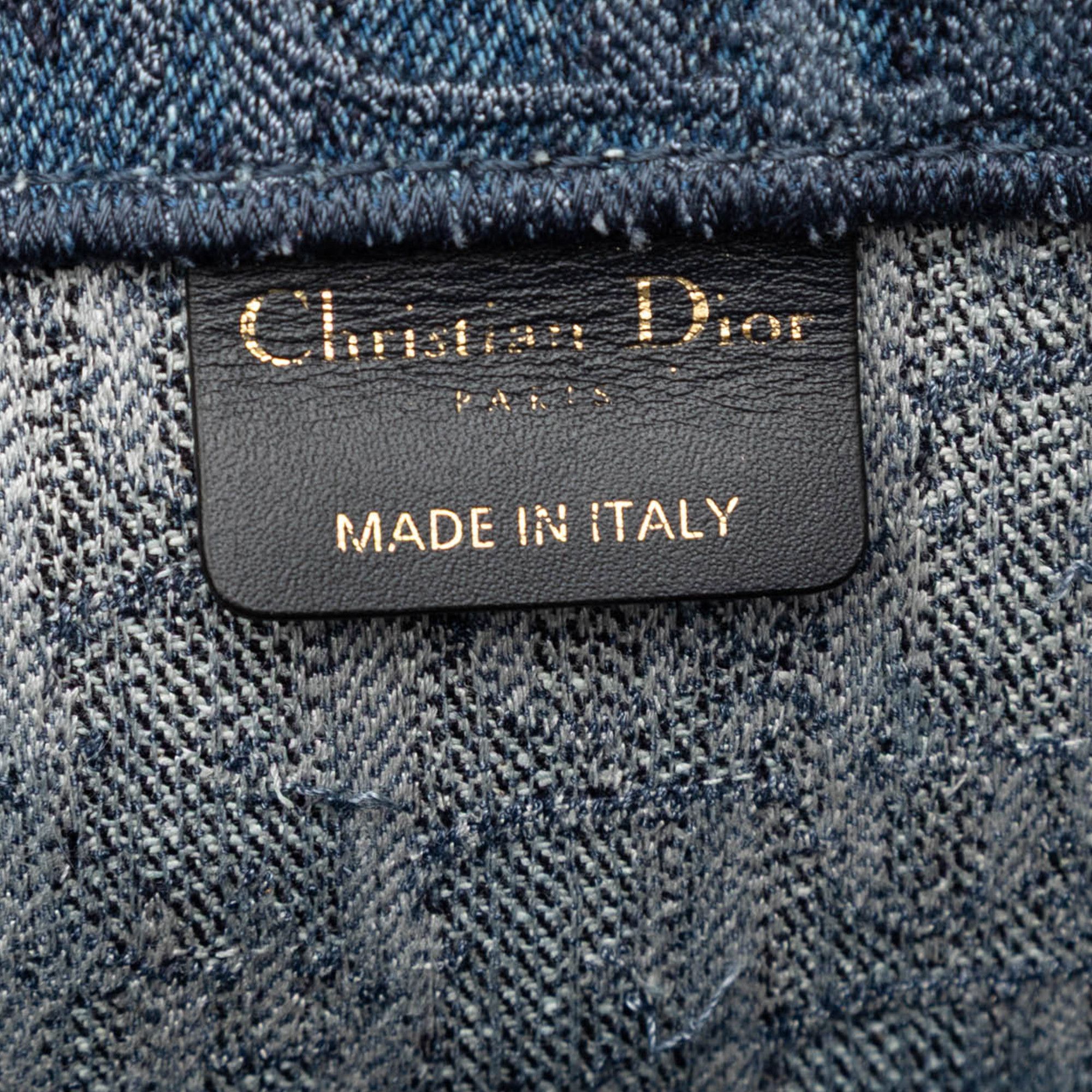 Dior Dior Large Oblique Denim Book Tote Size ONE SIZE - 5 Thumbnail