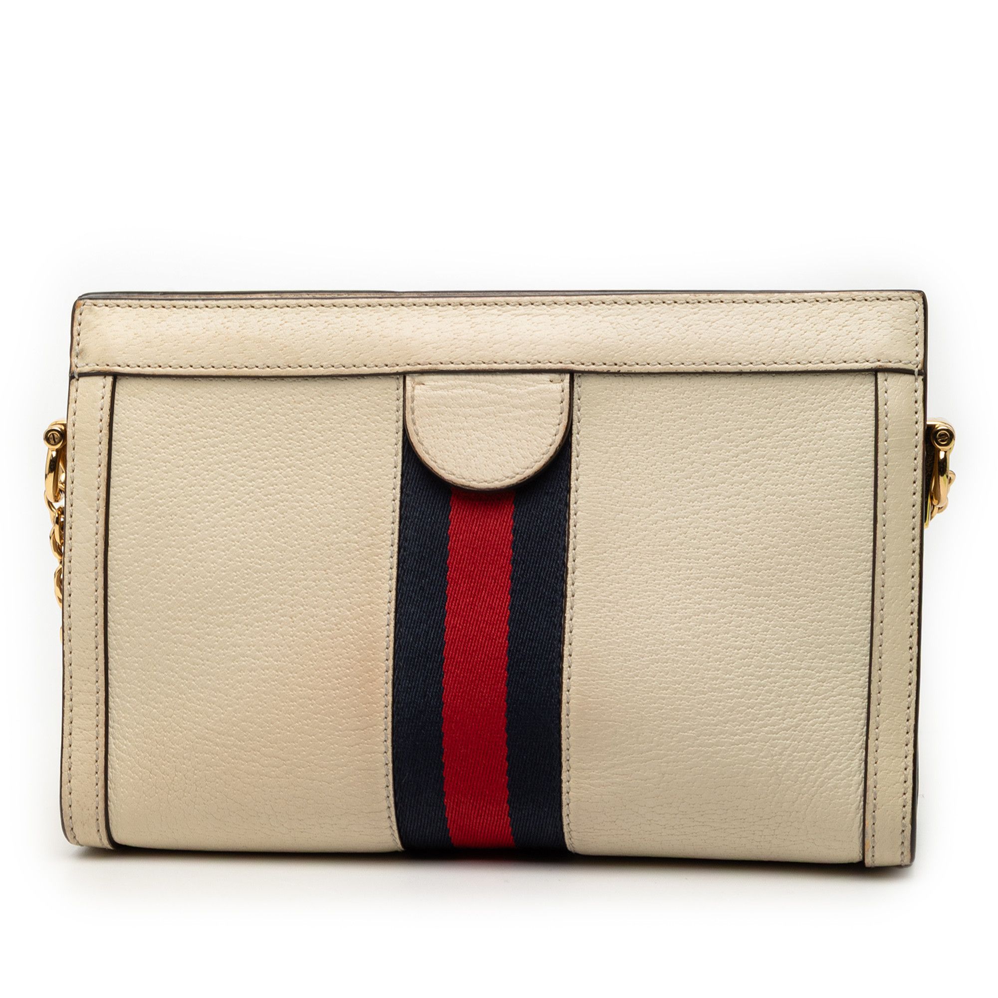 Gucci Gucci Small Calfskin Web Ophidia Chain Crossbody Size ONE SIZE - 2 Thumbnail
