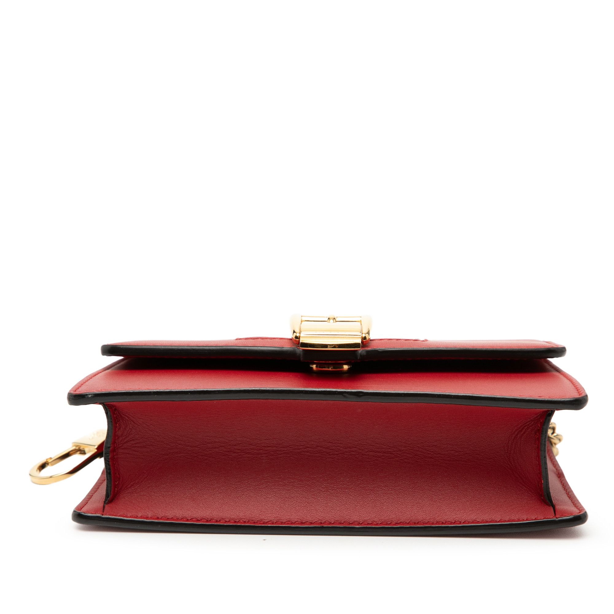 Gucci Gucci Super Mini Leather Sylvie Chain Crossbody Size ONE SIZE - 3 Thumbnail