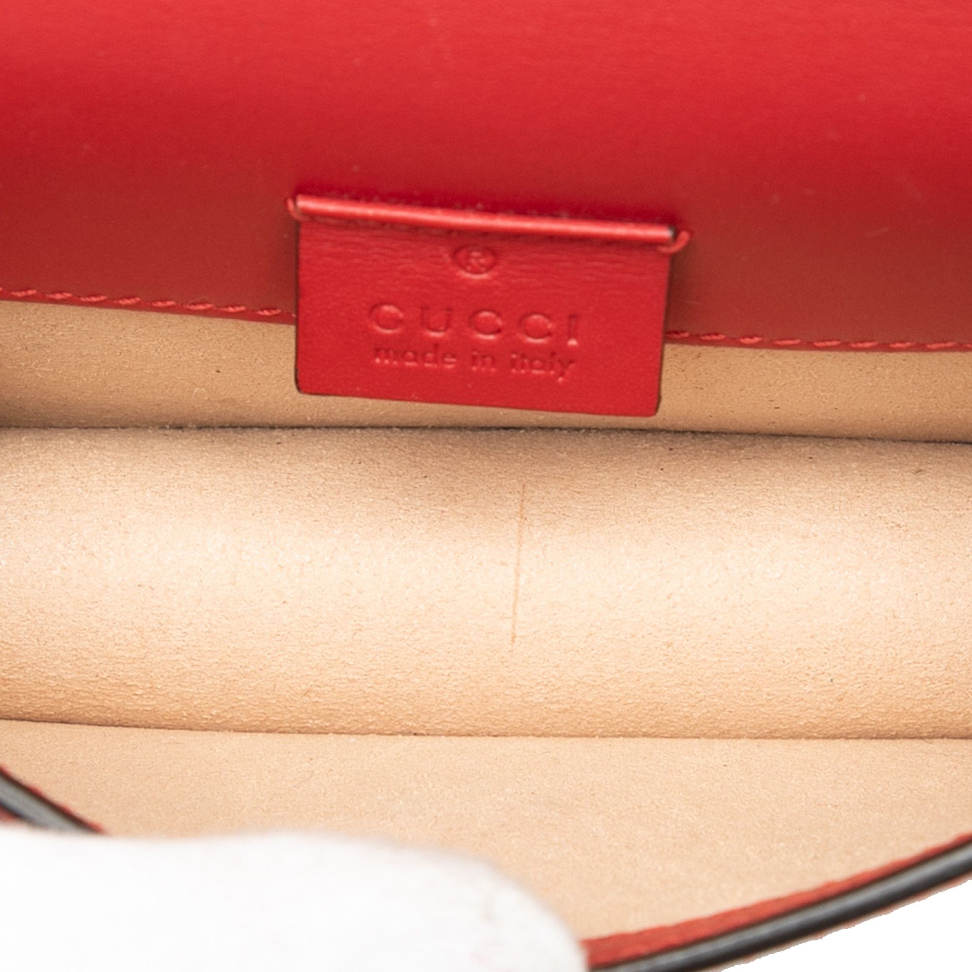 Gucci Gucci Super Mini Leather Sylvie Chain Crossbody Size ONE SIZE - 4 Thumbnail
