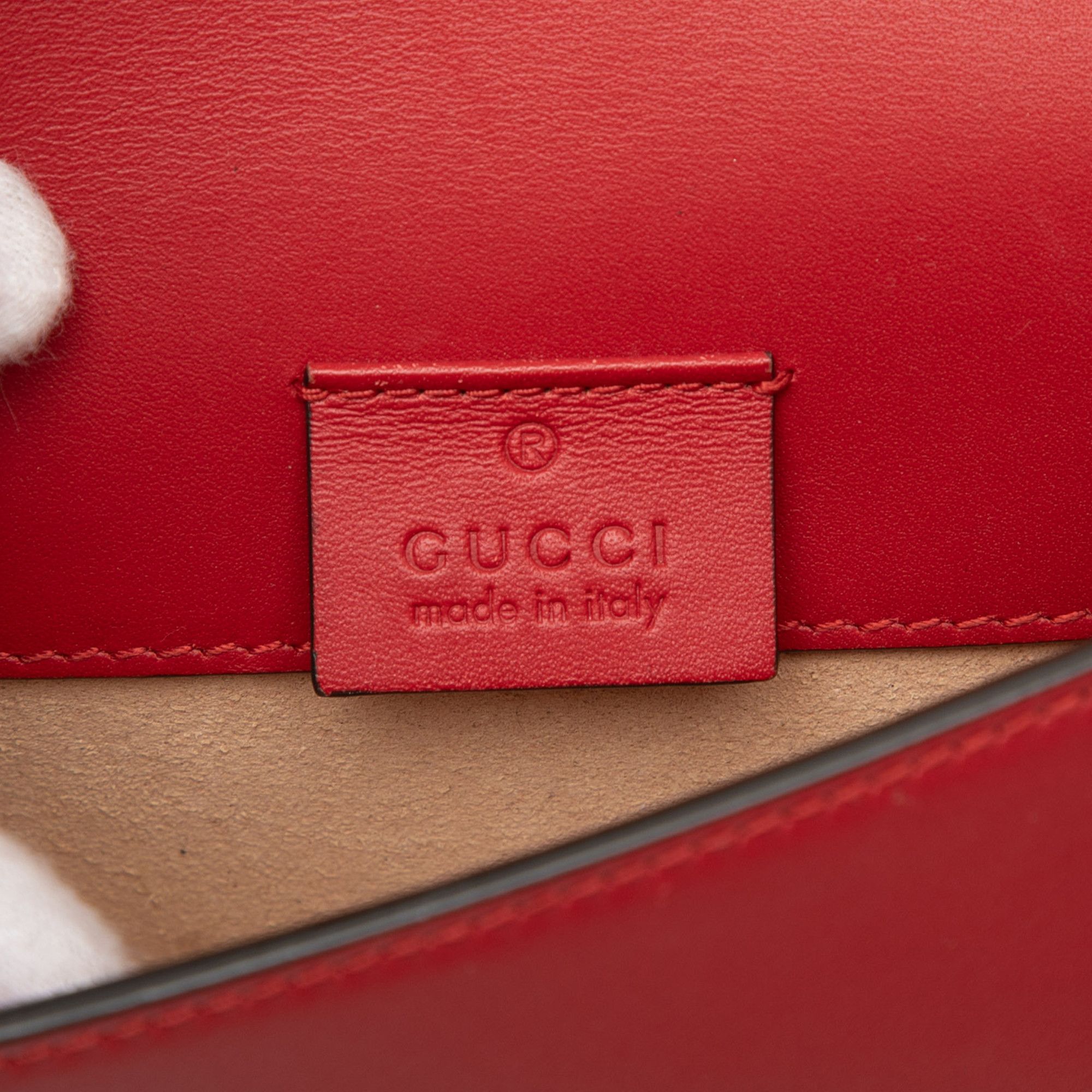 Gucci Gucci Super Mini Leather Sylvie Chain Crossbody Size ONE SIZE - 5 Thumbnail