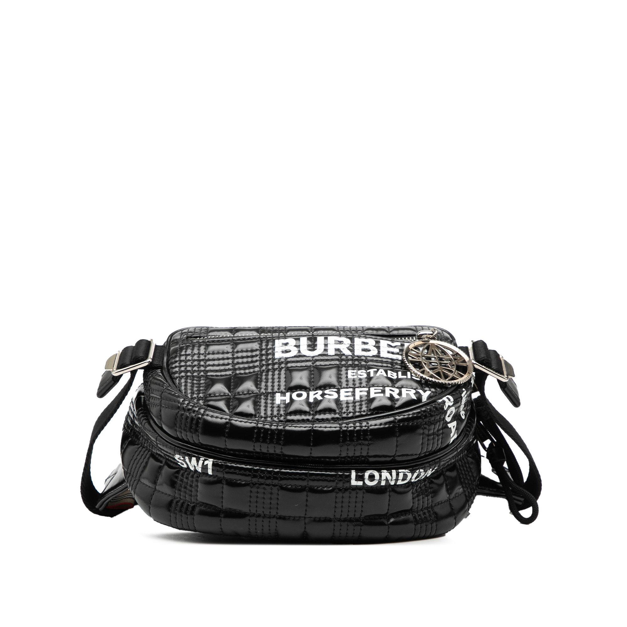 Burberry Burberry Horseferry Printed Coated Canvas Cannon Utility Belt Bag Size ONE SIZE - 3 Thumbnail