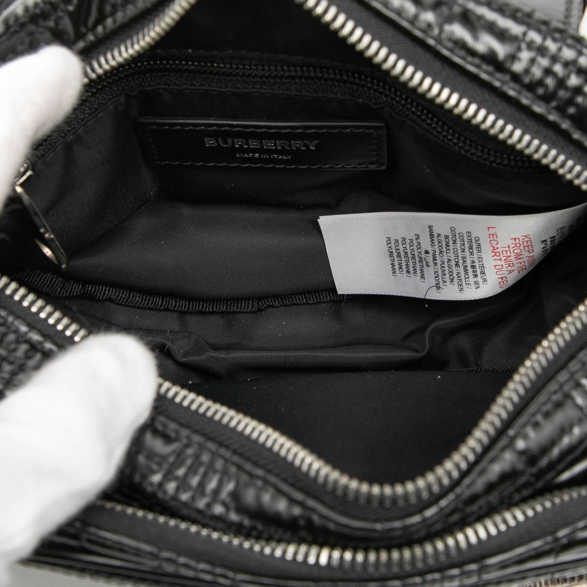 Burberry Burberry Horseferry Printed Coated Canvas Cannon Utility Belt Bag Size ONE SIZE - 4 Thumbnail