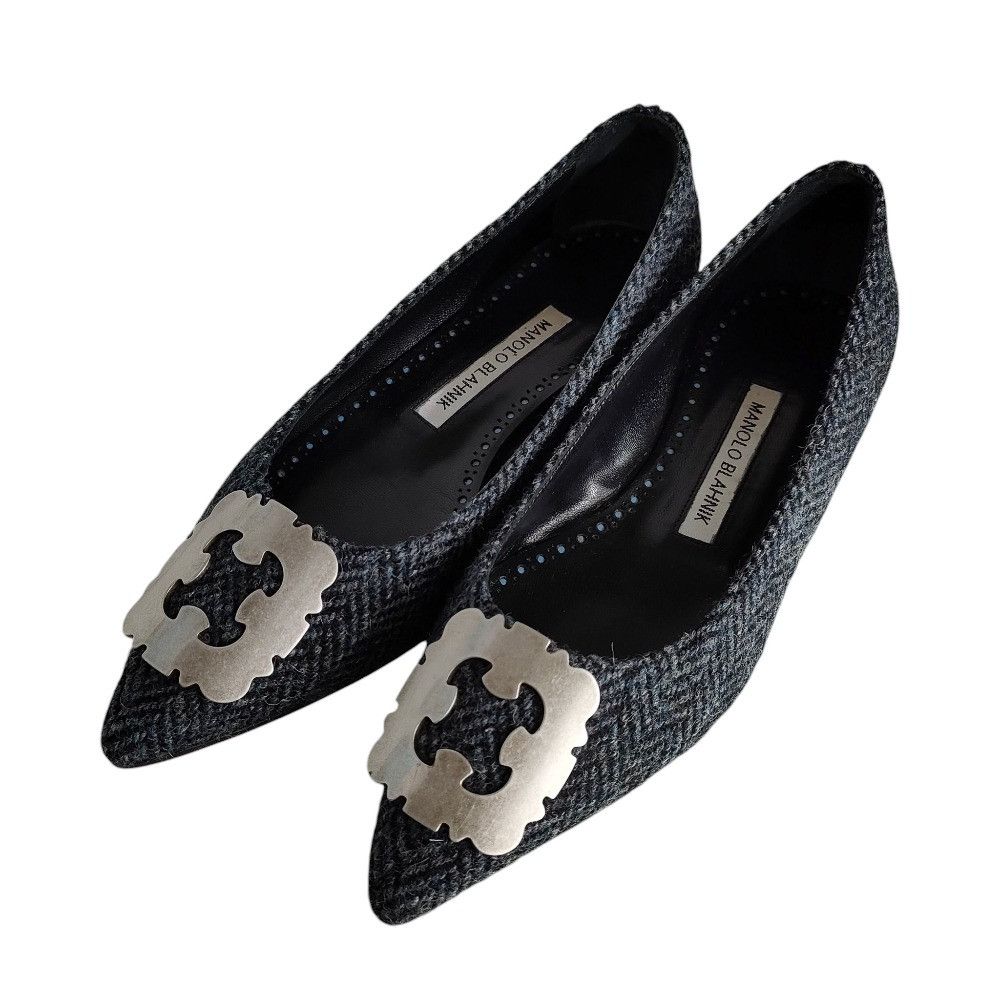 Manolo Blahnik Manolo Blahnik Manolo Blahnik ZOBIXFLAT Tweed Flat Shoes Others Shoes ZOBIXFLAT DUTY FREE for USA Size ONE SIZE - 4 Thumbnail