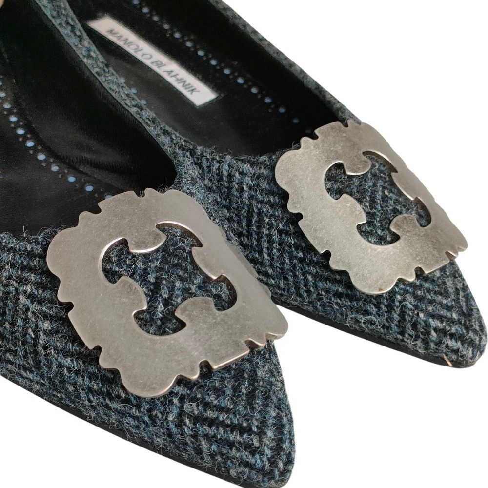 Manolo Blahnik Manolo Blahnik Manolo Blahnik ZOBIXFLAT Tweed Flat Shoes Others Shoes ZOBIXFLAT DUTY FREE for USA Size ONE SIZE - 5 Thumbnail