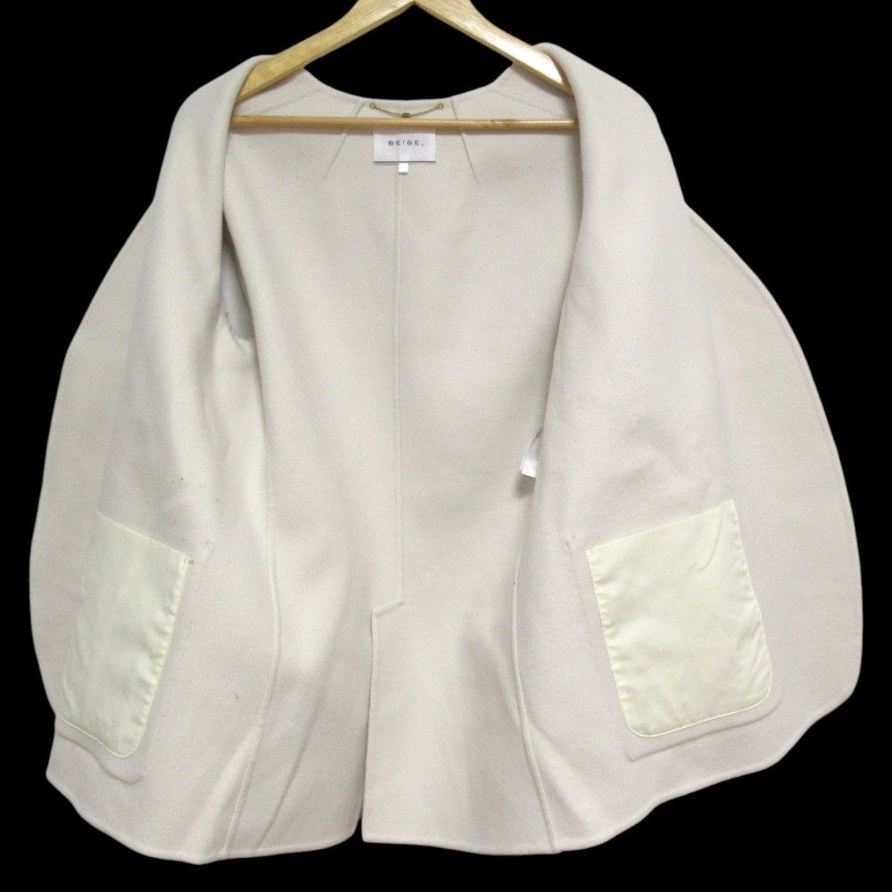 Other Other BEIGE ACTON JACKET Wool Collarless Jacket Others Outerwear JKCWBW0230 DUTY FREE for USA Size ONE SIZE - 3 Thumbnail