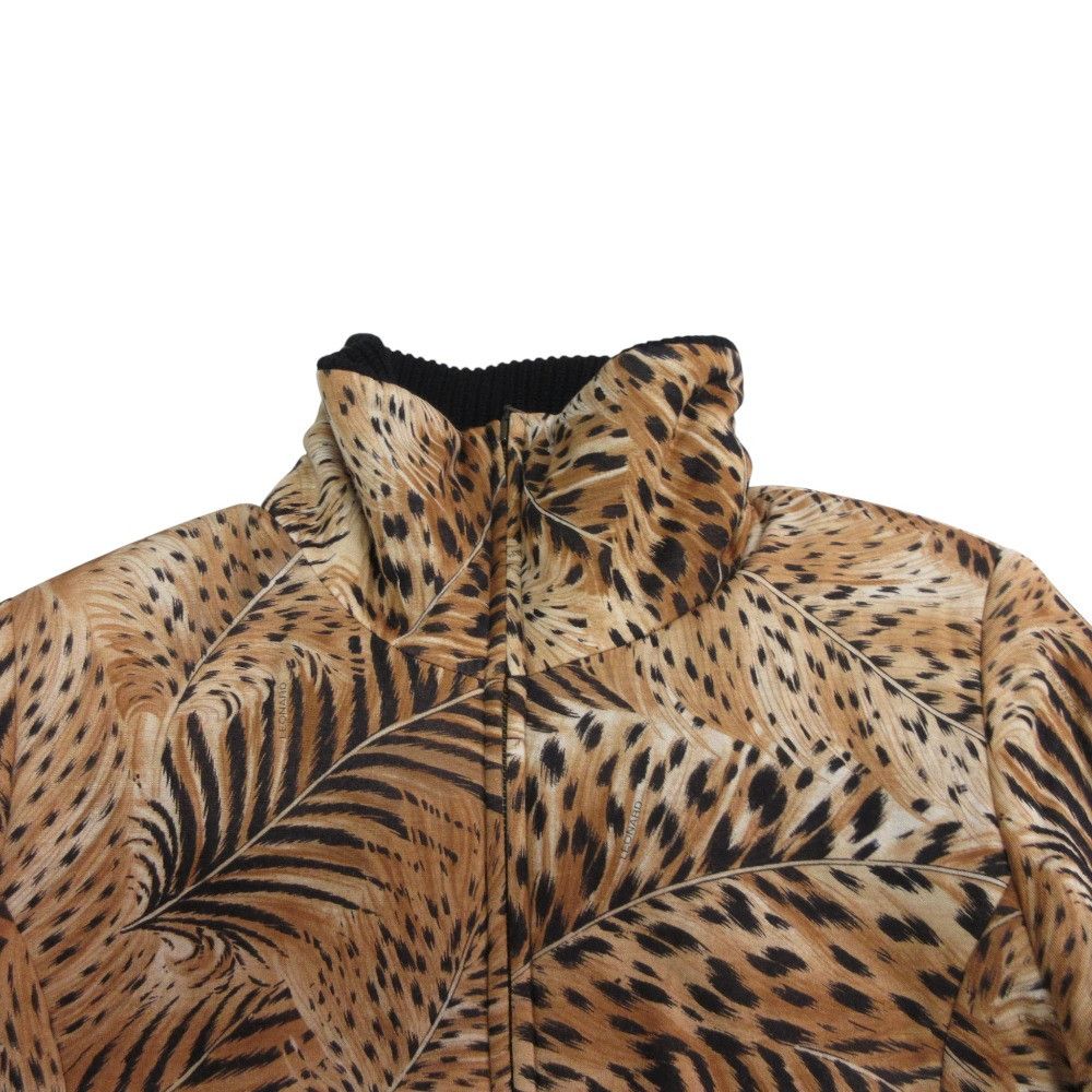Other Other LEONARD Wool Silk Leopard Print Jacket Others Outerwear DUTY FREE for USA Size ONE SIZE - 3 Thumbnail