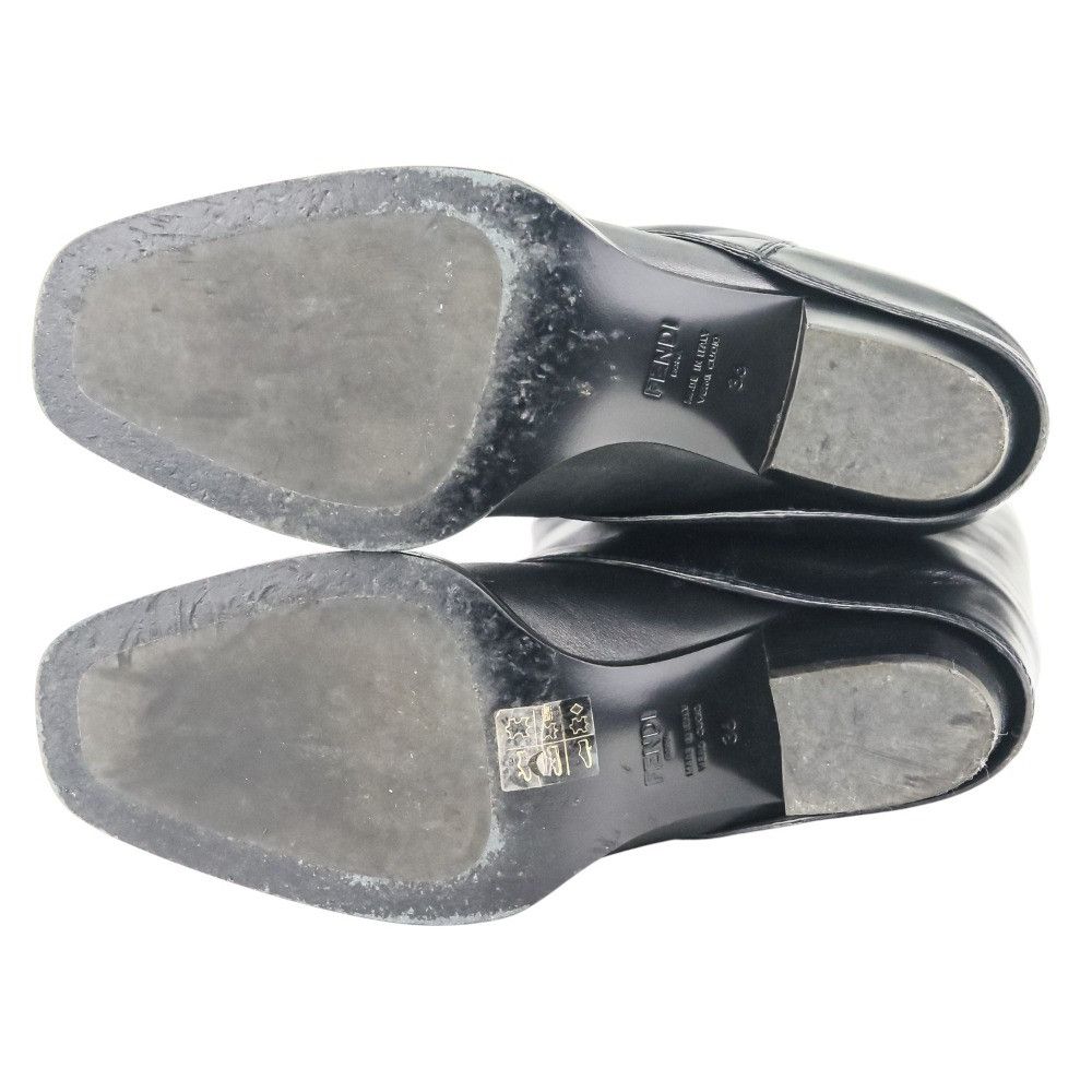 Fendi Fendi Fendi Minerva Leather Long Boots Leather Shoes 8W8566 DUTY FREE for USA Size ONE SIZE - 8 Thumbnail