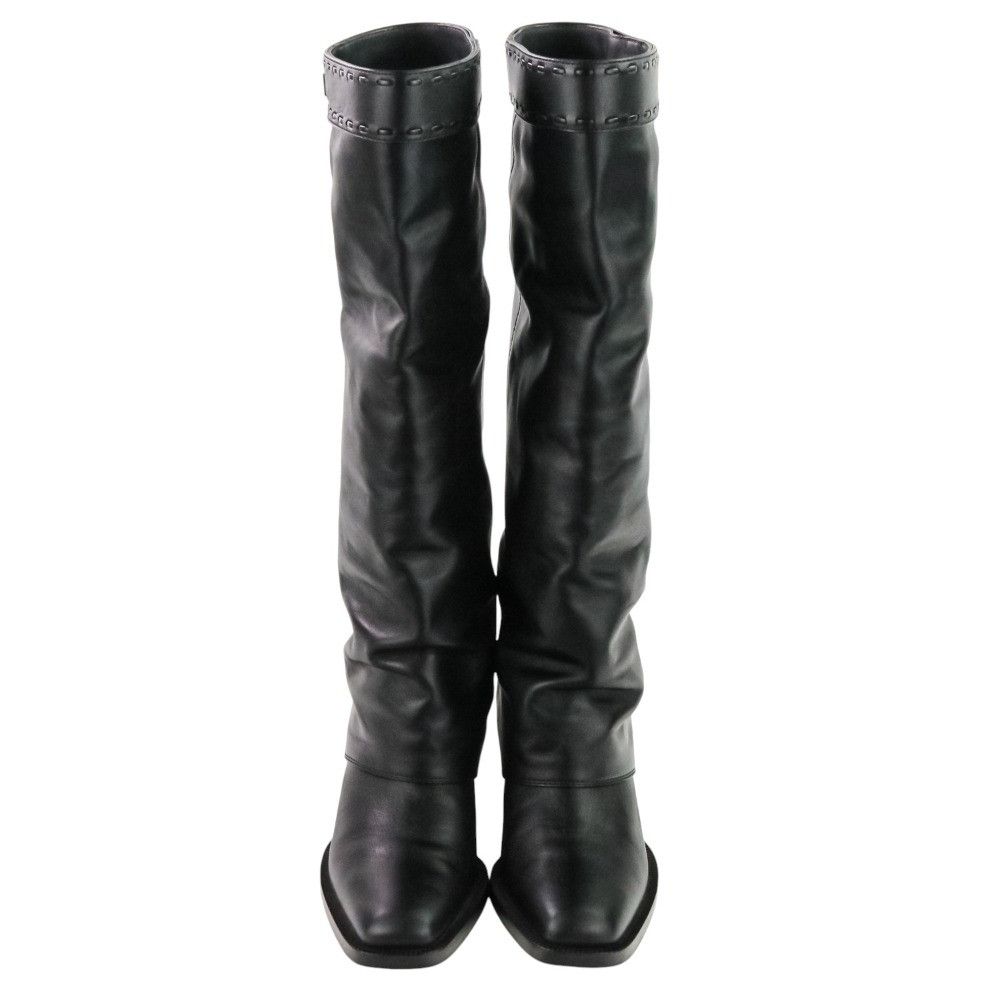 Fendi Fendi Fendi Minerva Leather Long Boots Leather Shoes 8W8566 DUTY FREE for USA Size ONE SIZE - 2 Thumbnail