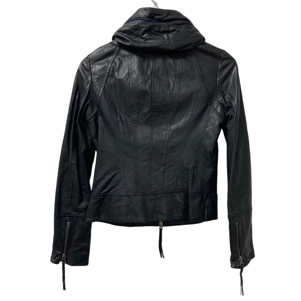 Other Other BEATRICE Lamb Leather Hooded Jacket Leather Outerwear DUTY FREE for USA Size ONE SIZE - 3 Thumbnail