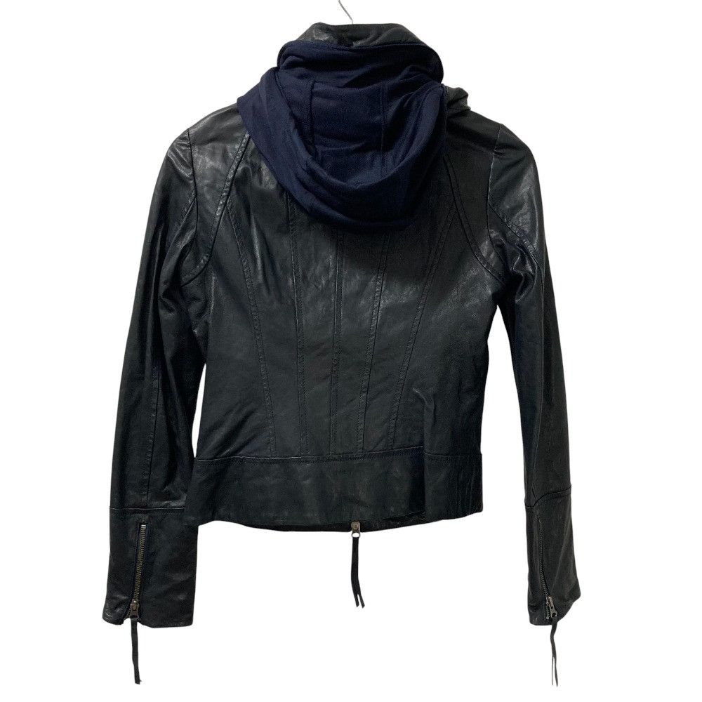 Other Other BEATRICE Lamb Leather Hooded Jacket Leather Outerwear DUTY FREE for USA Size ONE SIZE - 4 Thumbnail