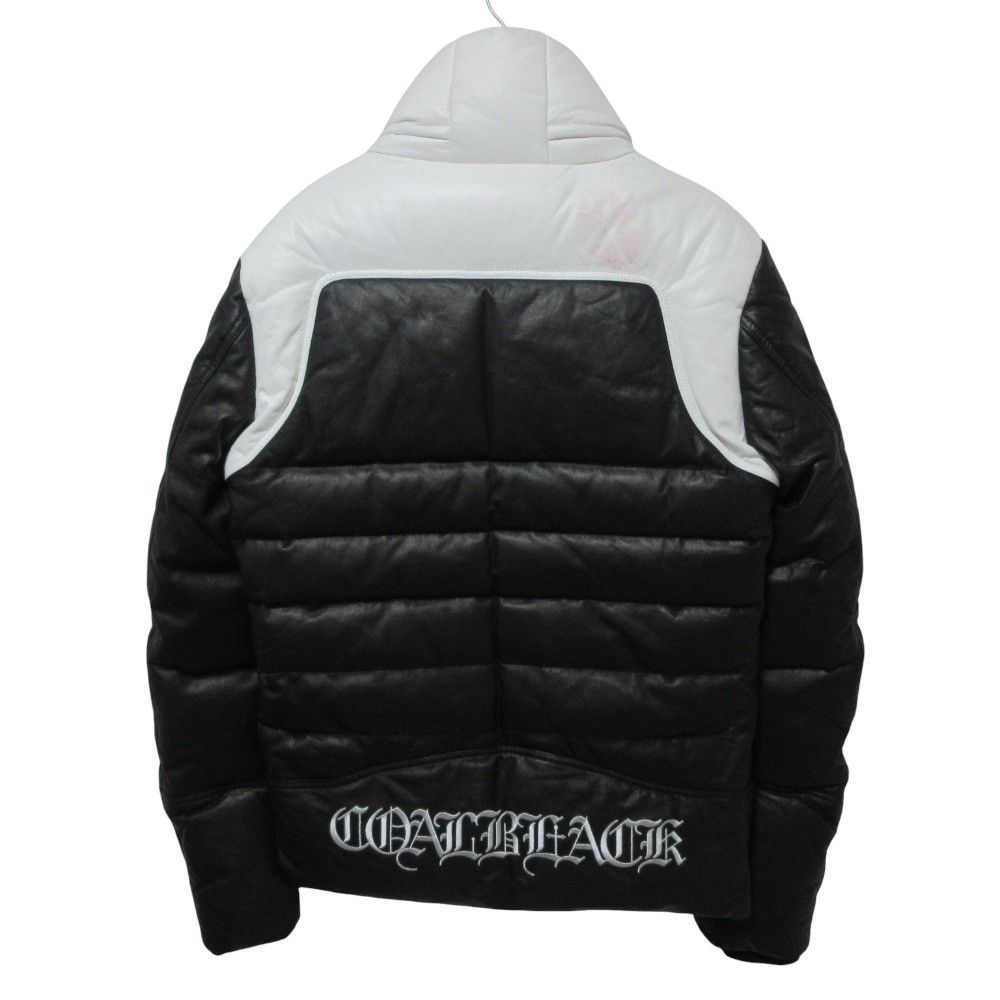 Other Other Coal Black Leather Down Jacket Leather Outerwear DUTY FREE for USA Size ONE SIZE - 2 Thumbnail