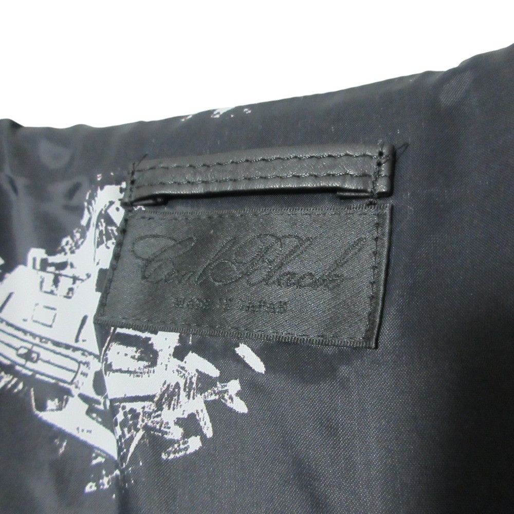 Other Other Coal Black Leather Down Jacket Leather Outerwear DUTY FREE for USA Size ONE SIZE - 3 Thumbnail