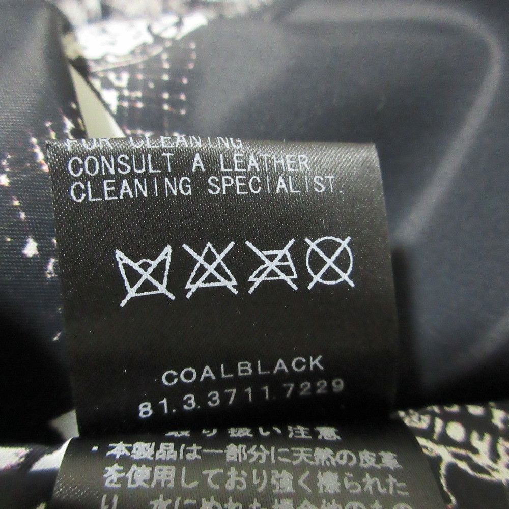 Other Other Coal Black Leather Down Jacket Leather Outerwear DUTY FREE for USA Size ONE SIZE - 11 Thumbnail