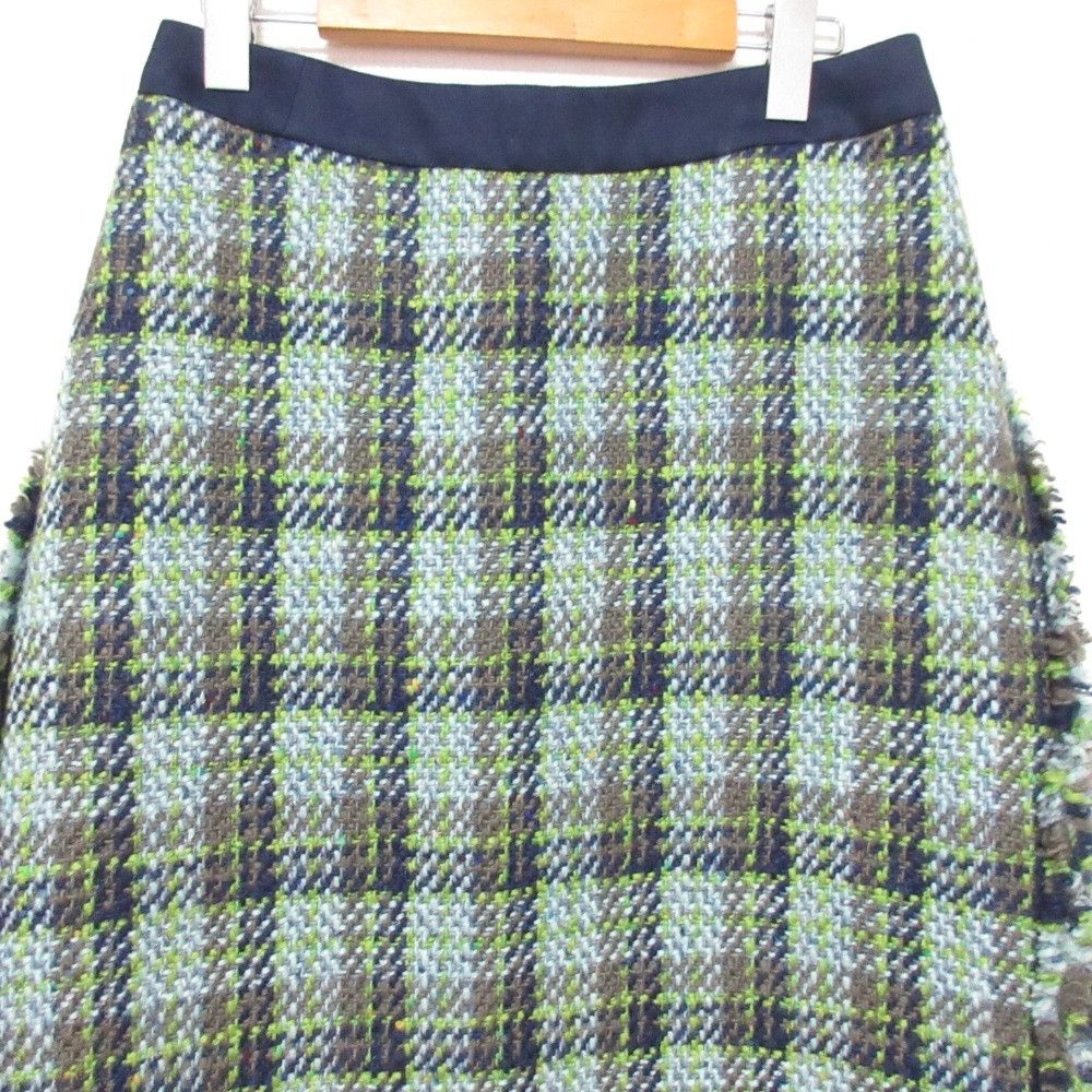 Other Other Drawer Check Fringe Tweed Skirt Others Skirts DUTY FREE for USA Size ONE SIZE - 3 Thumbnail