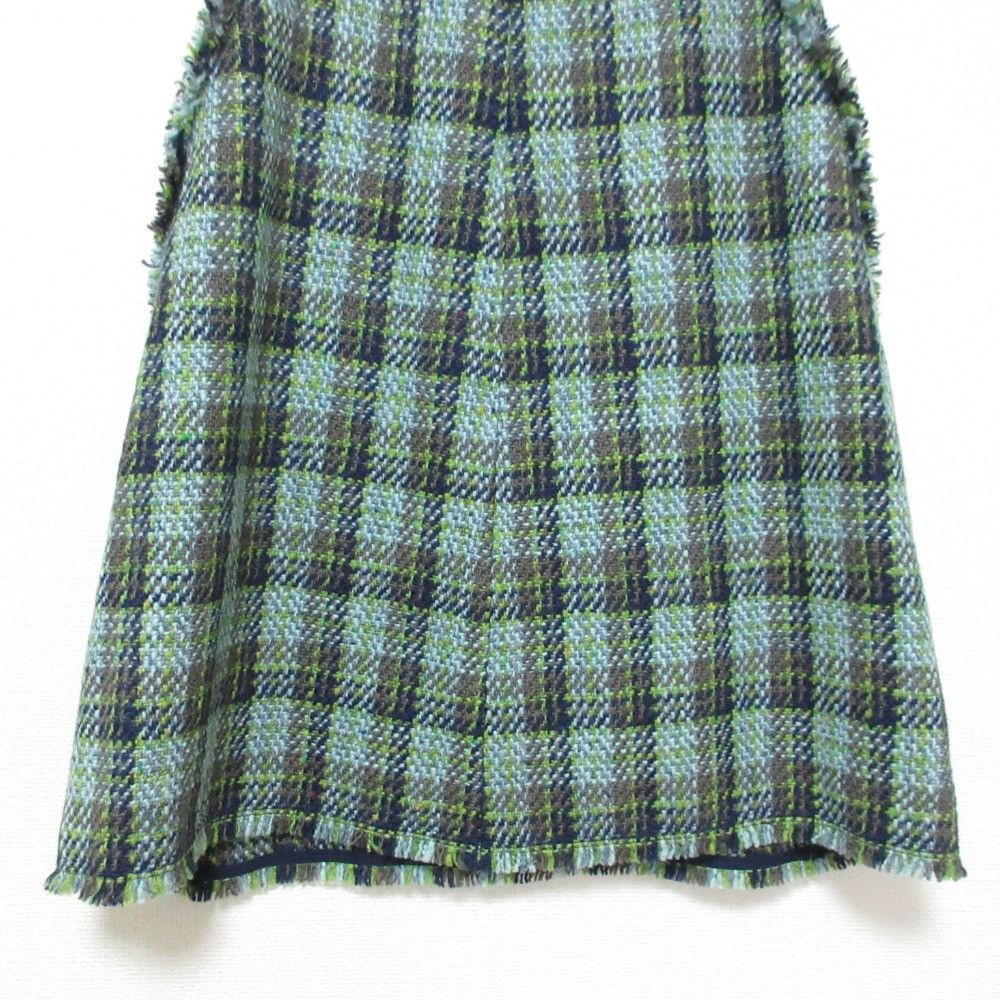Other Other Drawer Check Fringe Tweed Skirt Others Skirts DUTY FREE for USA Size ONE SIZE - 6 Thumbnail