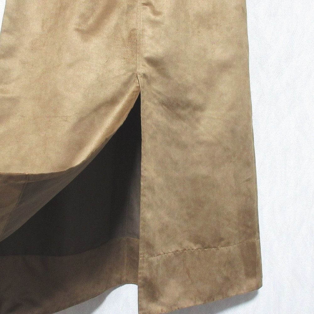 Other Other Noble Fake Suede A-Line Skirt Suede Skirts 25060240704030 DUTY FREE for USA Size ONE SIZE - 3 Thumbnail