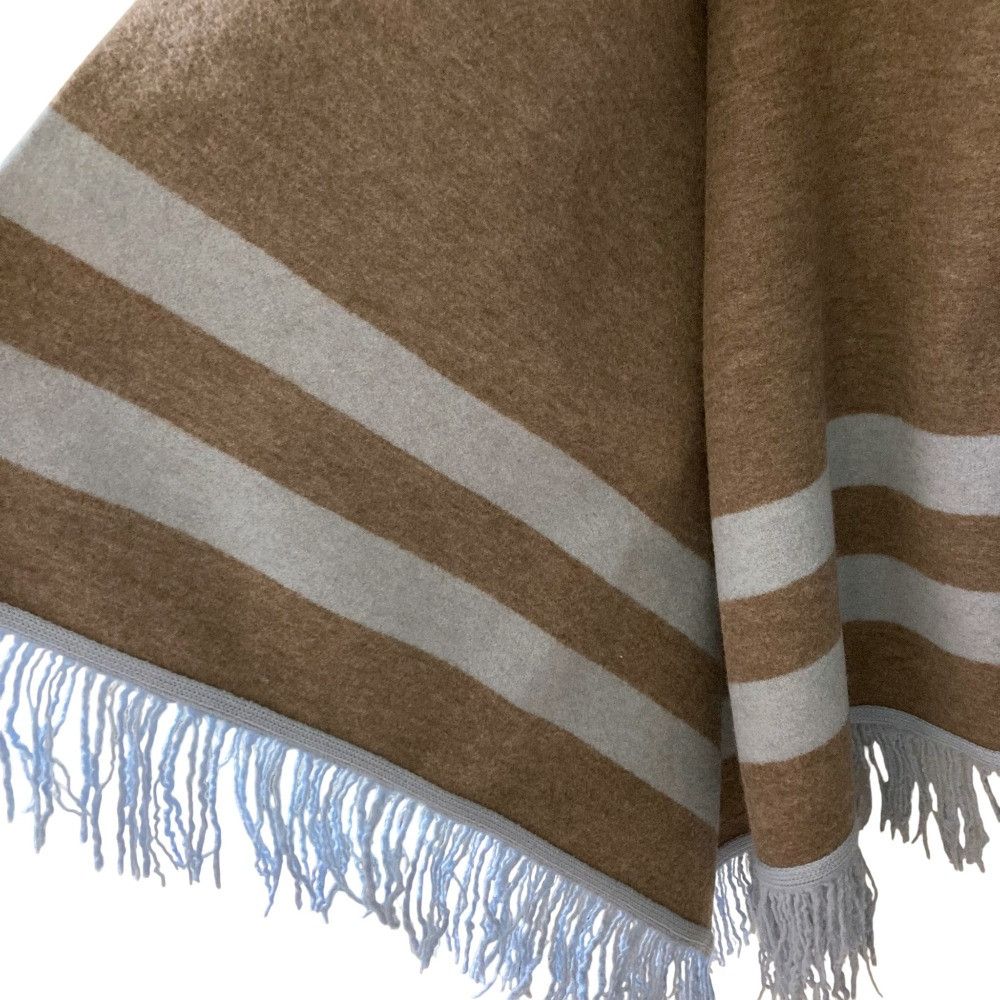 Other Other 45R Shrunken Float Knit Poncho Cotton Shawl DUTY FREE for USA Size ONE SIZE - 5 Thumbnail