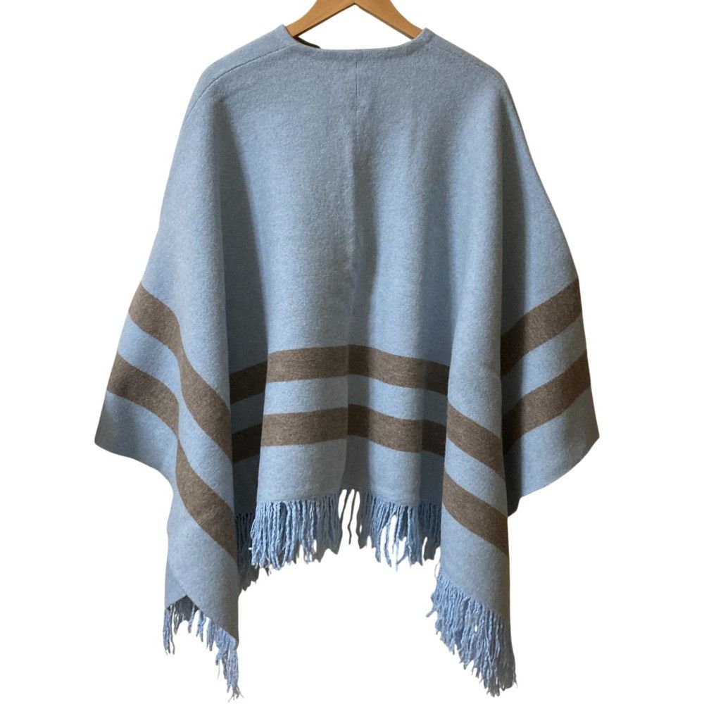 Other Other 45R Shrunken Float Knit Poncho Cotton Shawl DUTY FREE for USA Size ONE SIZE - 2 Thumbnail