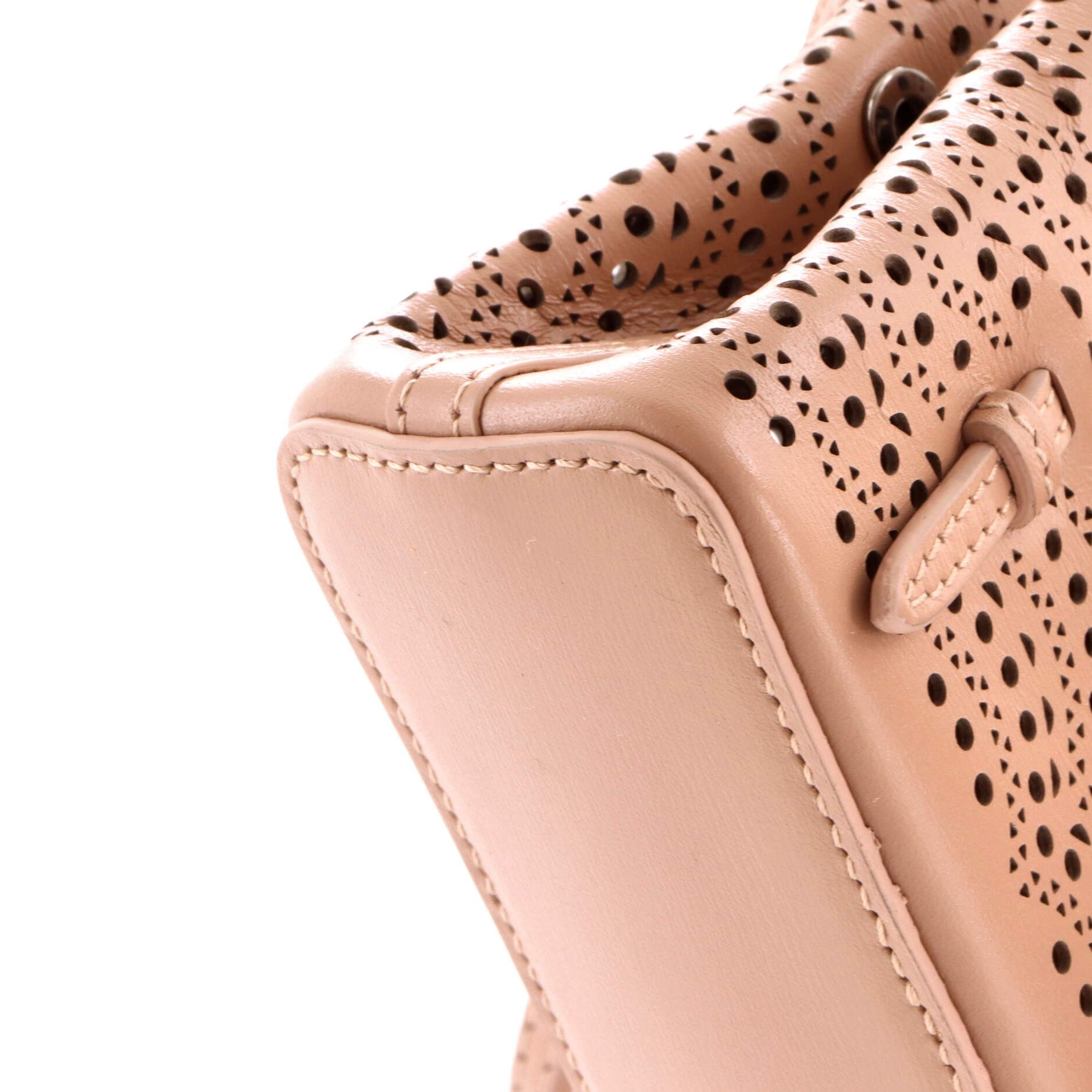 Alaia Mina Tote Laser Cut Leather Mini Size ONE SIZE - 5 Thumbnail