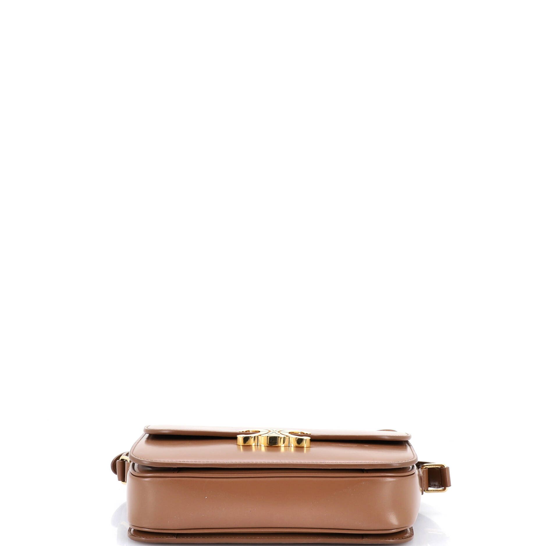 Celine Triomphe Shoulder Bag Smooth Calfskin Large Size ONE SIZE - 3 Thumbnail