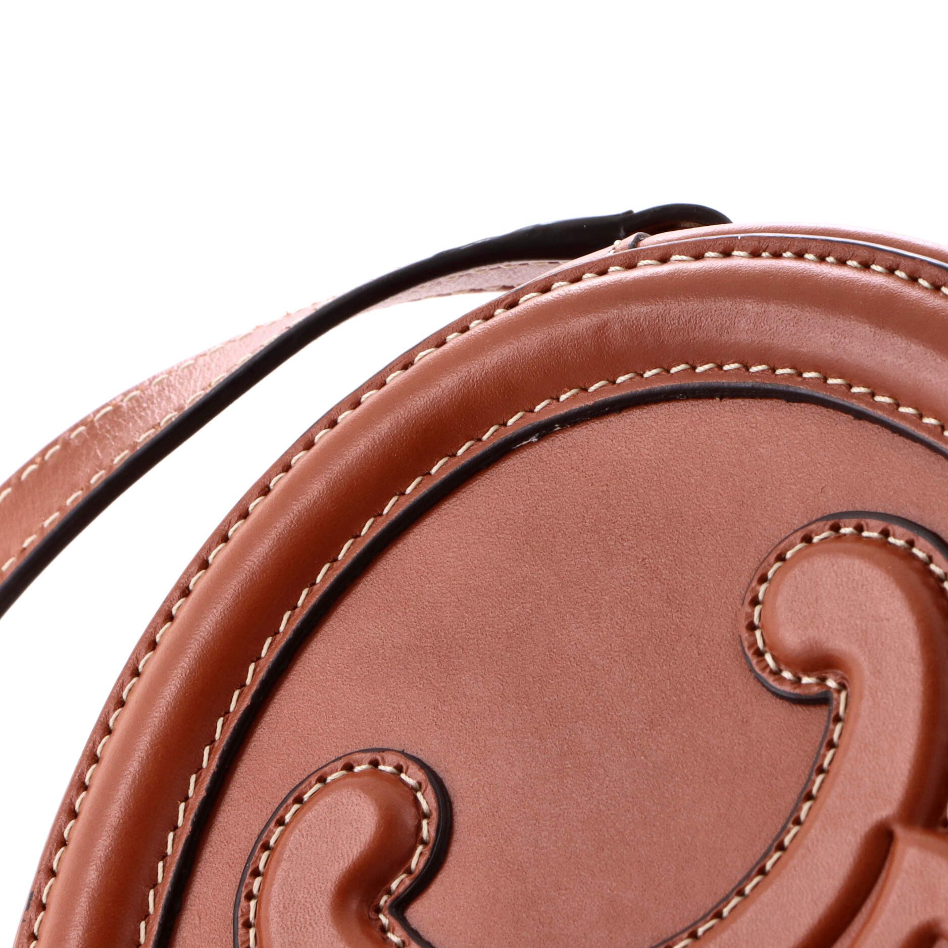 Celine Triomphe Oval Crossbody Bag Leather Size ONE SIZE - 5 Thumbnail